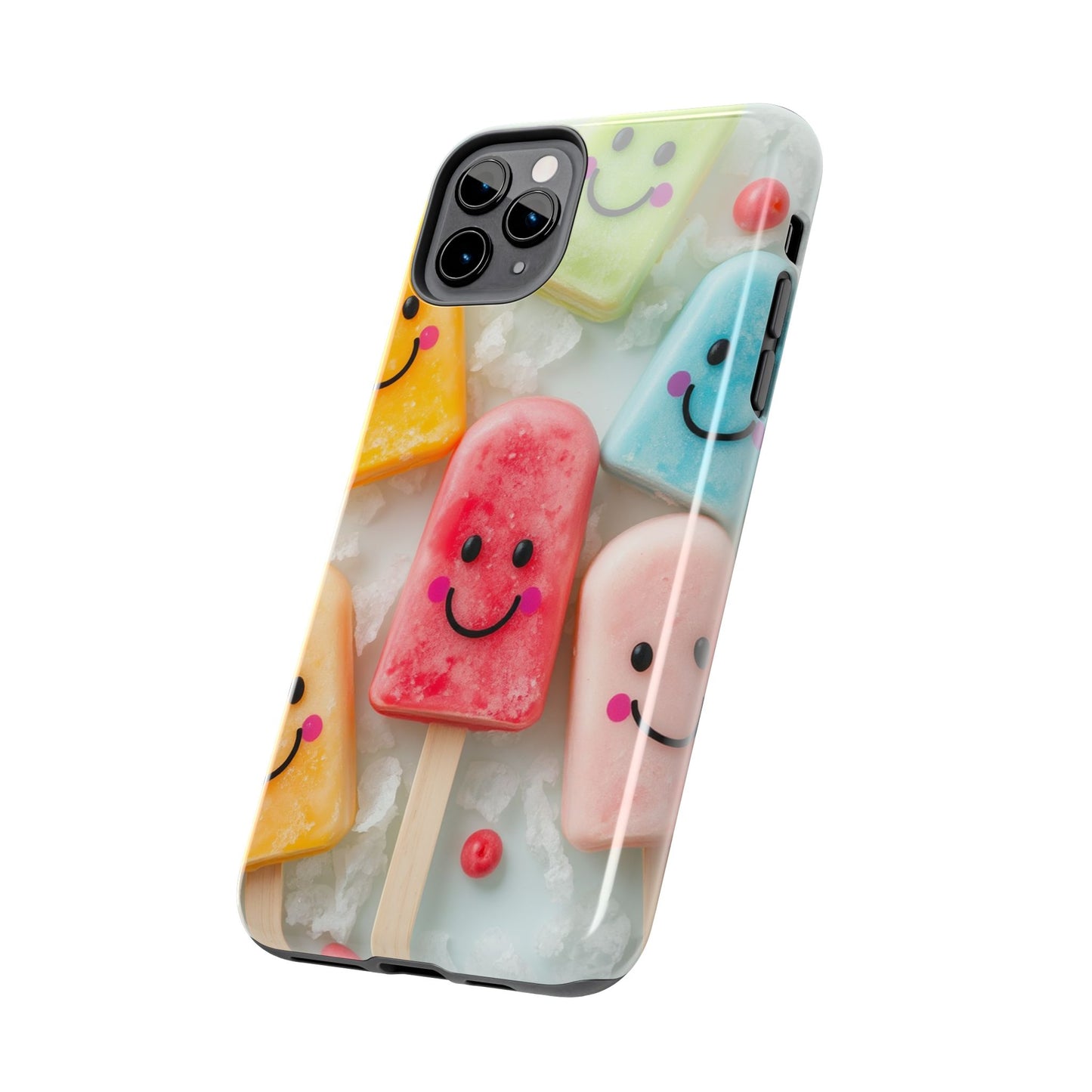 Cute Smile Popsicle Tough Phone Case - Fun Protection for Your Device