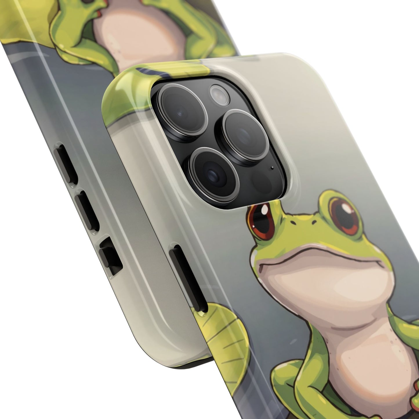 Cute Frog Tough Phone Case - Durable Protection with Nature Vibe