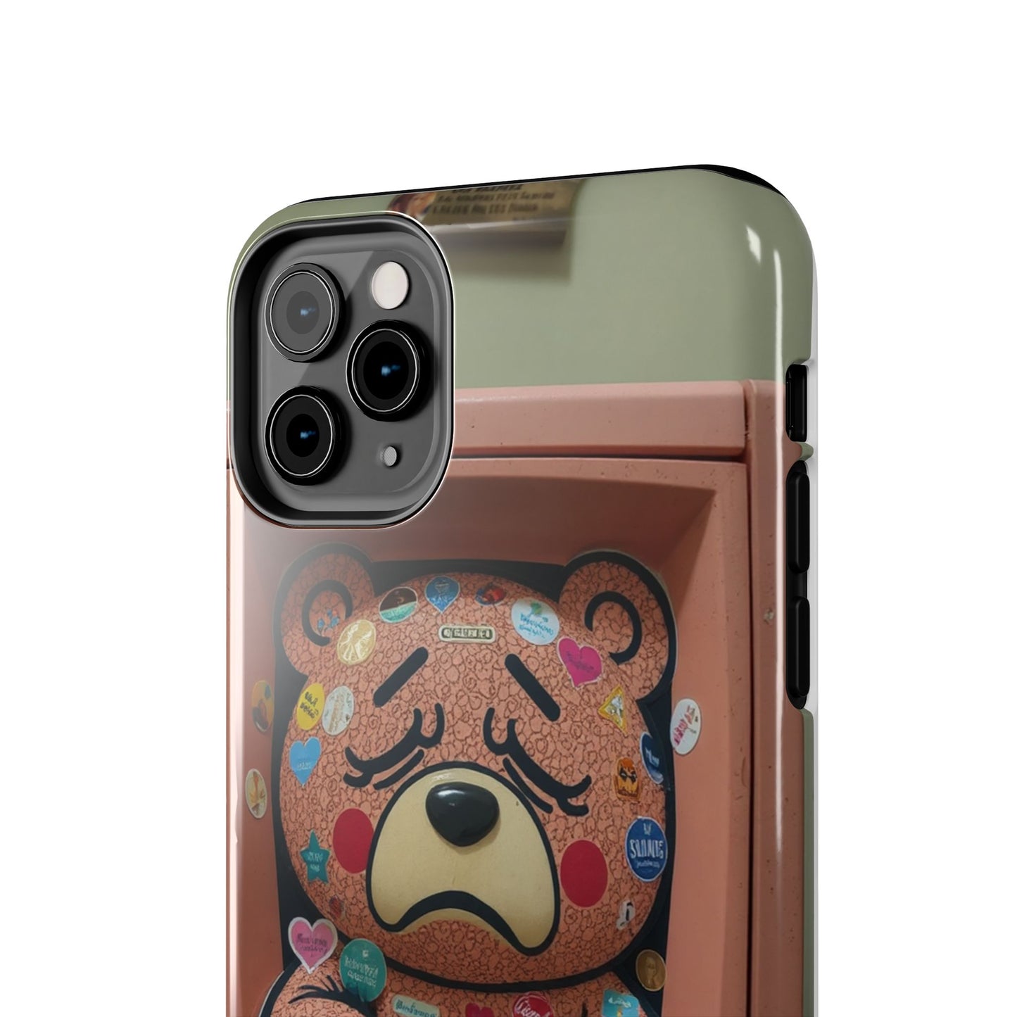 Cute Bear Tough Phone Case - Durable Protection with Fun Design