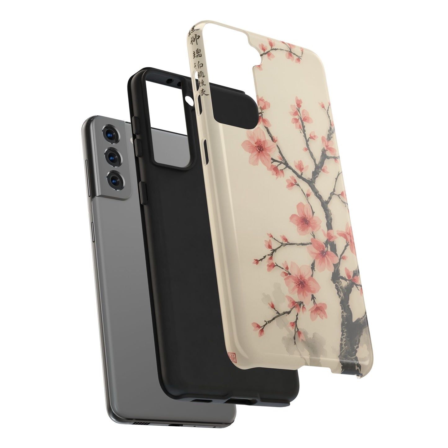 Cherry Blossom Tough Phone Case - Stylish Protection for Nature Lovers