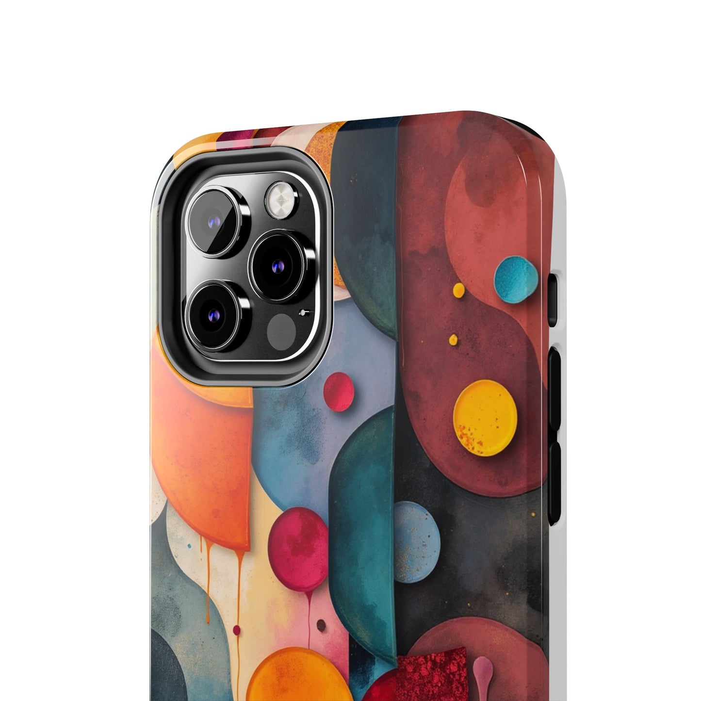 Artistic Tough Phone Cases - Colorful Abstract Design for Trendy Protection - for iPhone