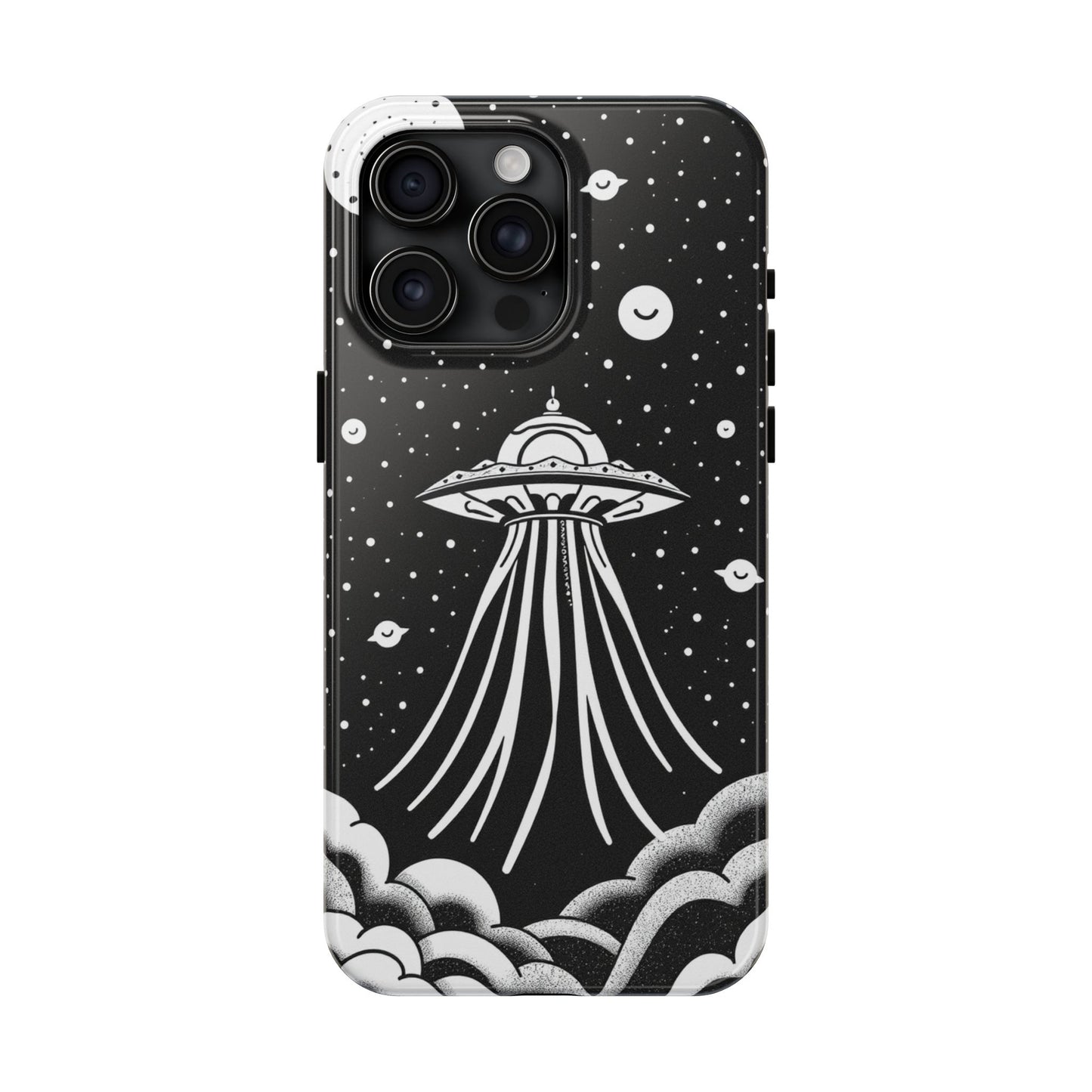 Galaxy UFO Tough Phone Case - Durable Protection with Unique Space Design