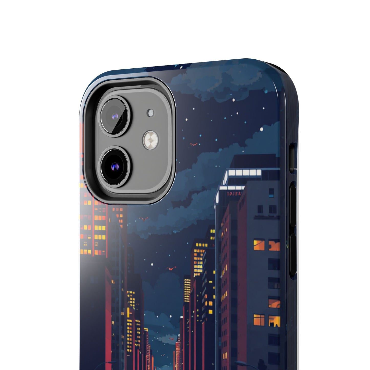 Urban Nightlife Tough Phone Case - Durable & Stylish Protection