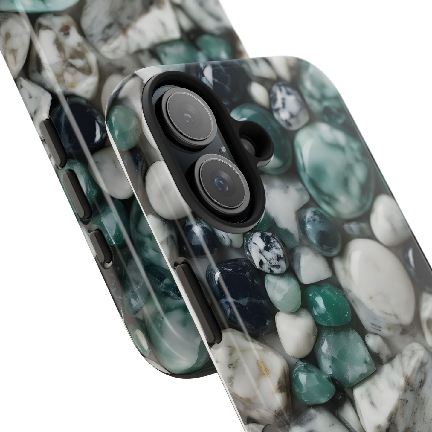 Small Rocks Pattern Tough Phone Case - Stylish & Durable Protection - for iPhone