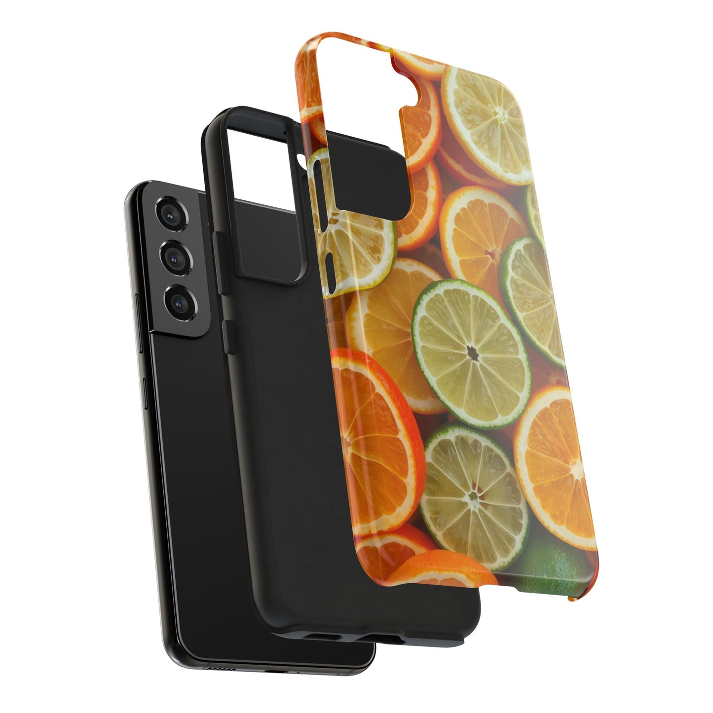 Citrus Slice Tough Phone Case – Vibrant Fruit Design for Summer Fun