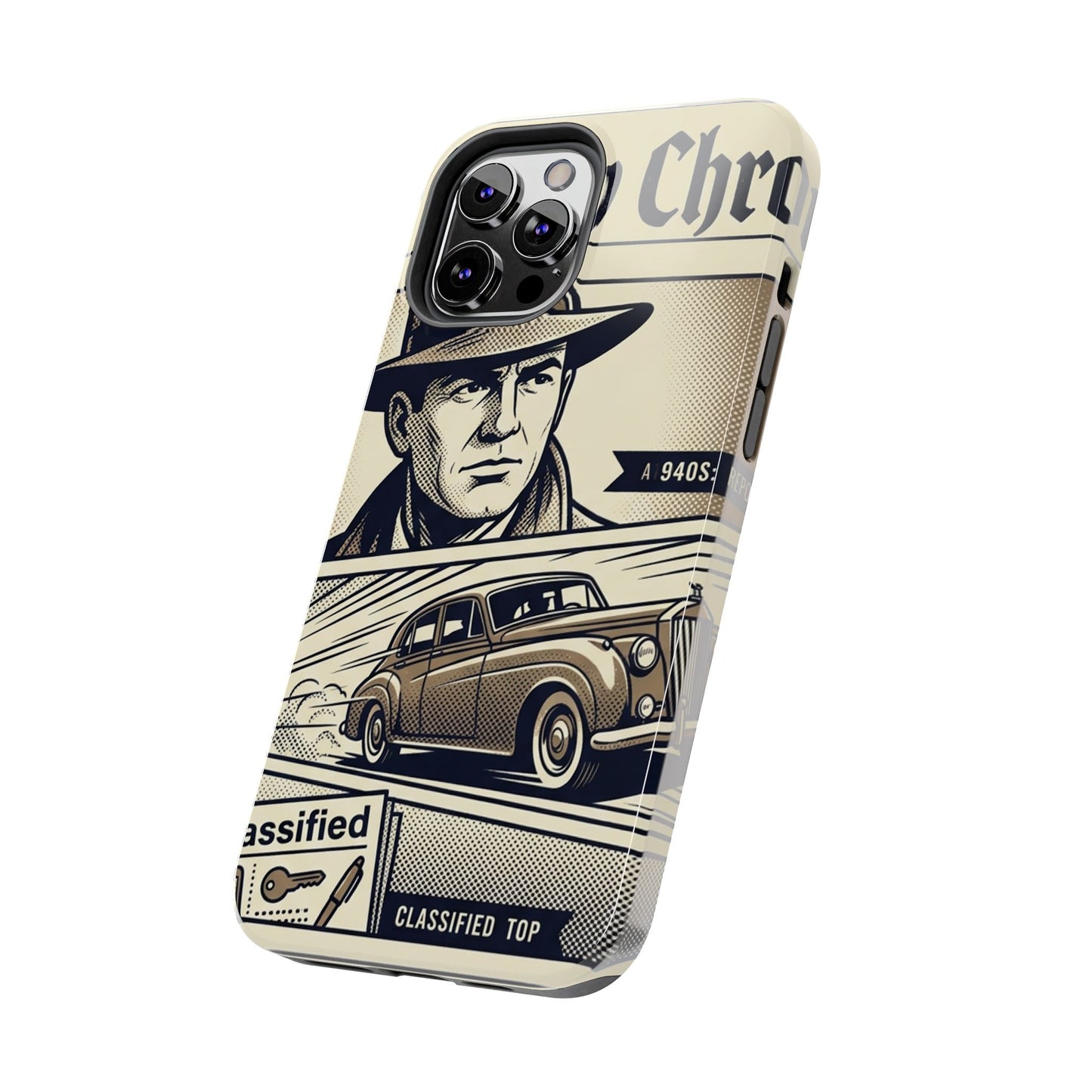 Old Newspaper Tough Phone Case