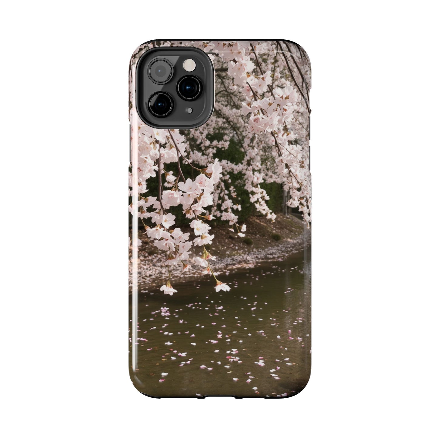 Cherry Blossom Tough Phone Cases - Durable Protection with Floral Serenity