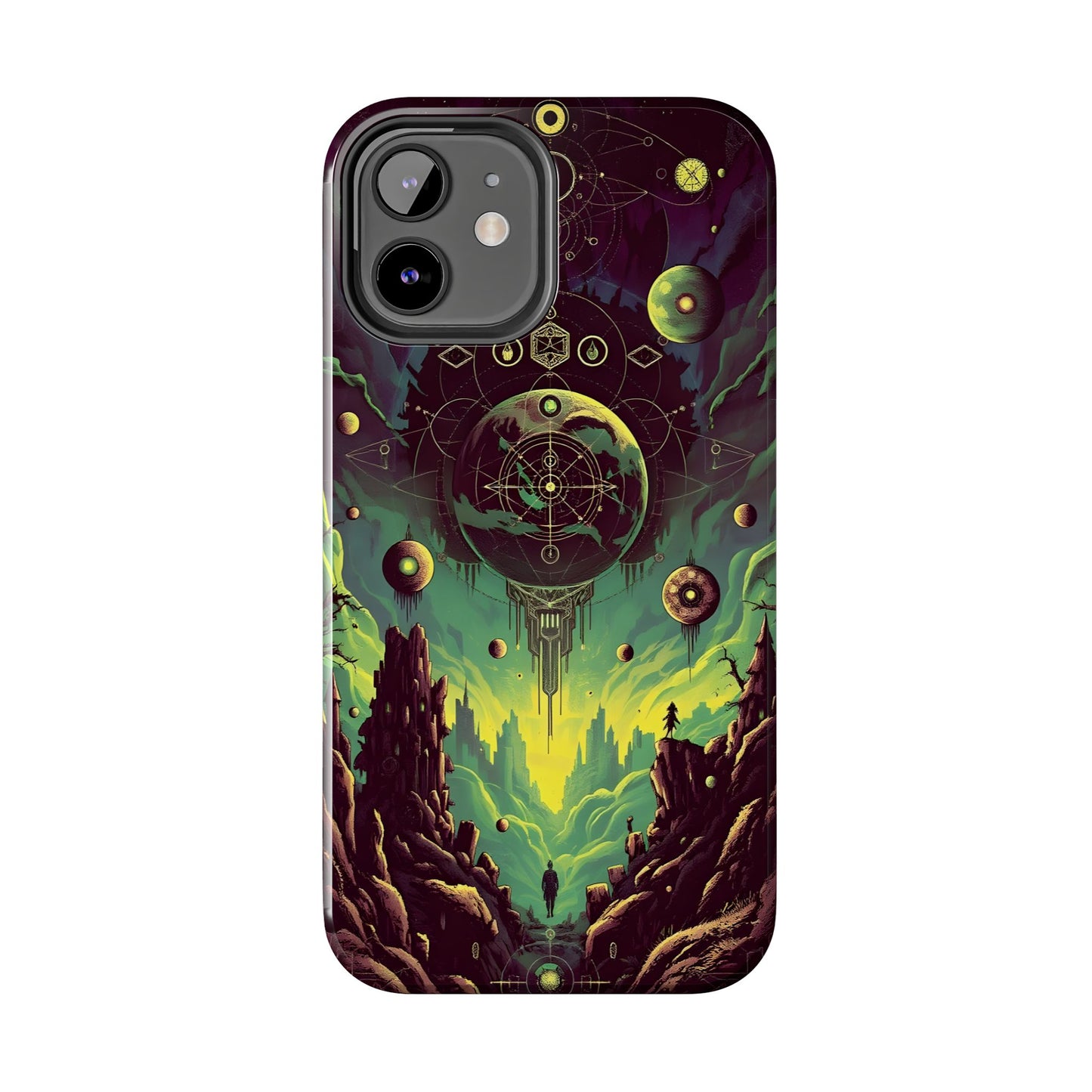 Cosmic Adventure Tough Phone Case - Galaxy Design for Space Enthusiasts - for iPhone