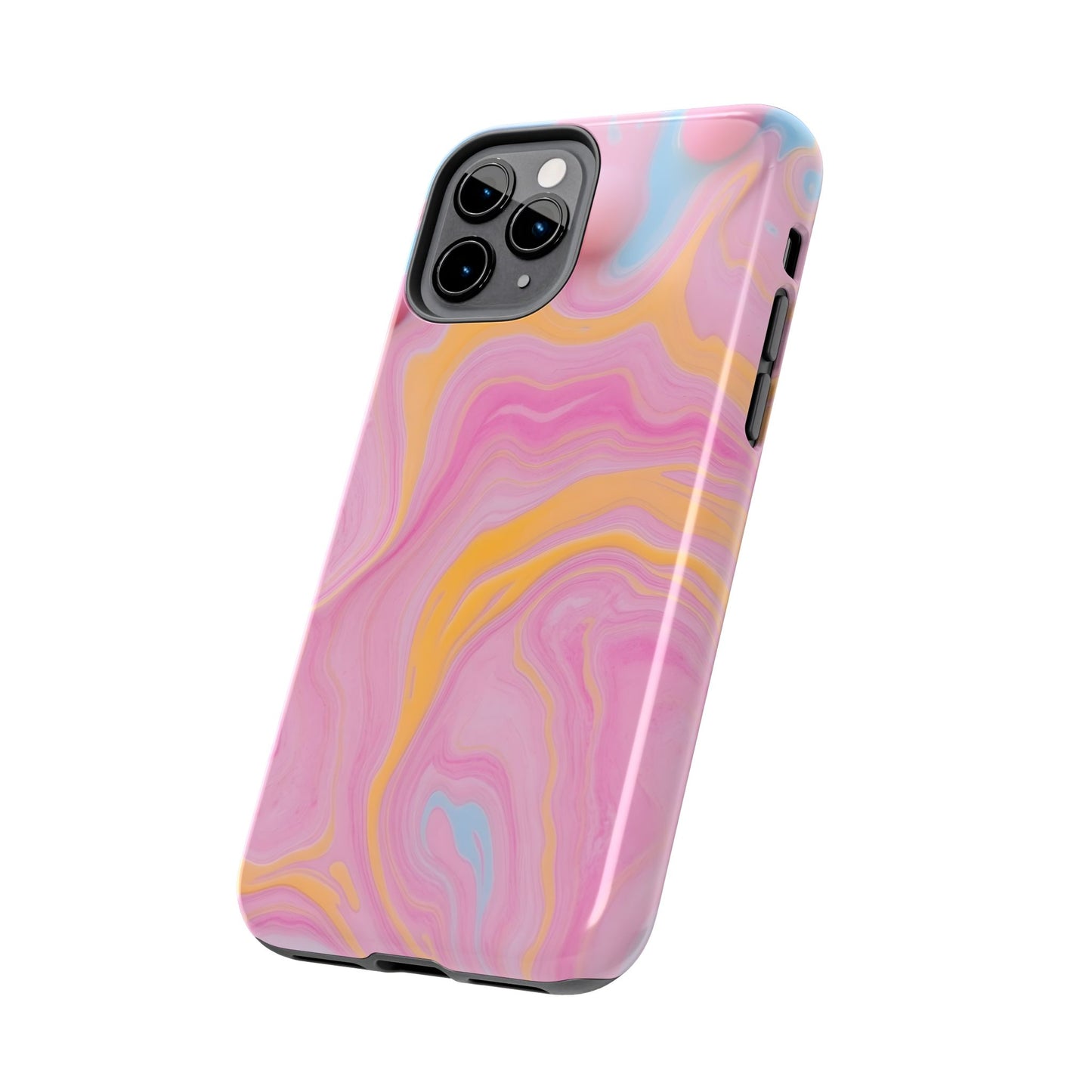 Liquid Candy Abstract Tough Phone Case - Durable Protection with Artistic Design - for iPhone