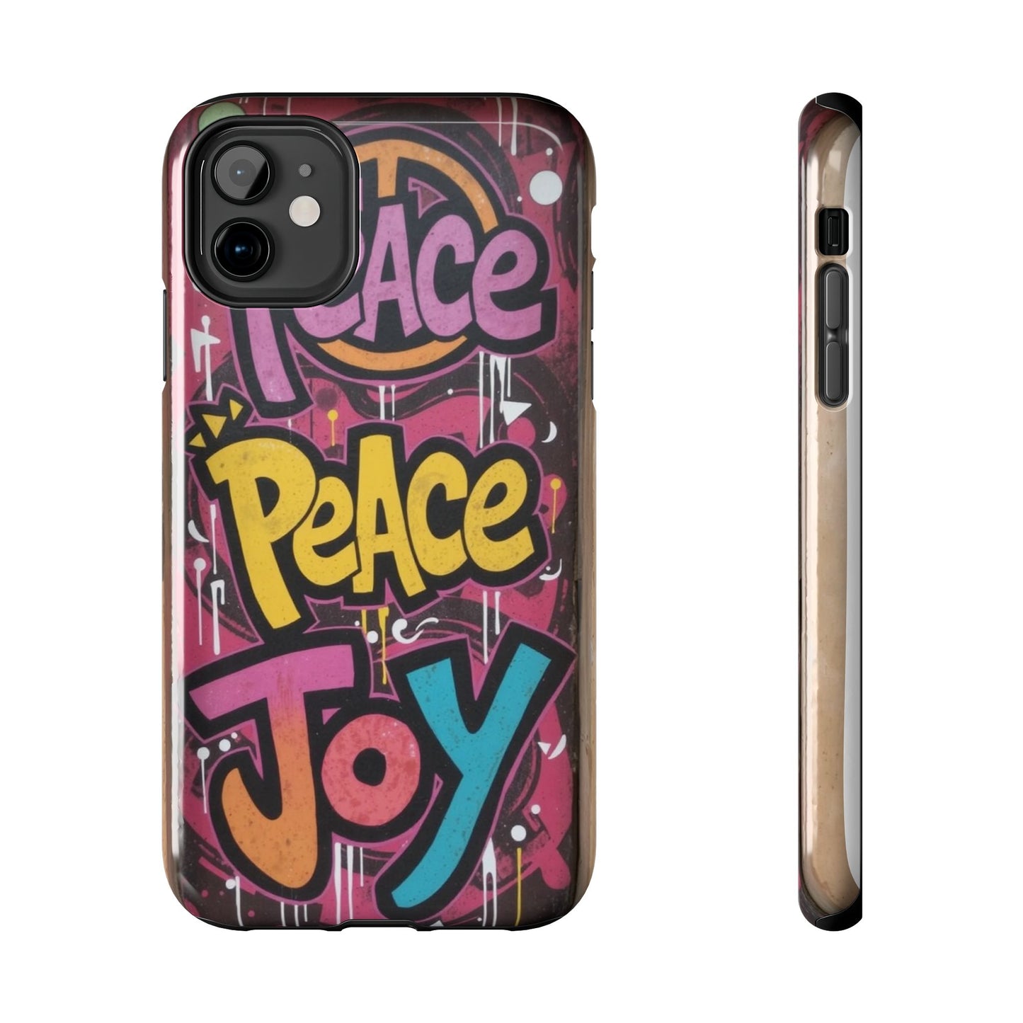 Colorful Peace Joy Tough Phone Case