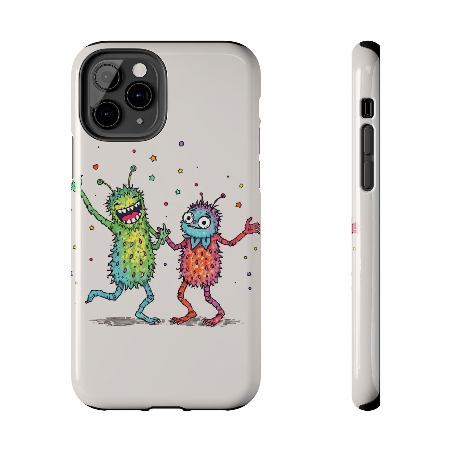 Colorful Monster Tough Phone Case - Fun and Playful Design