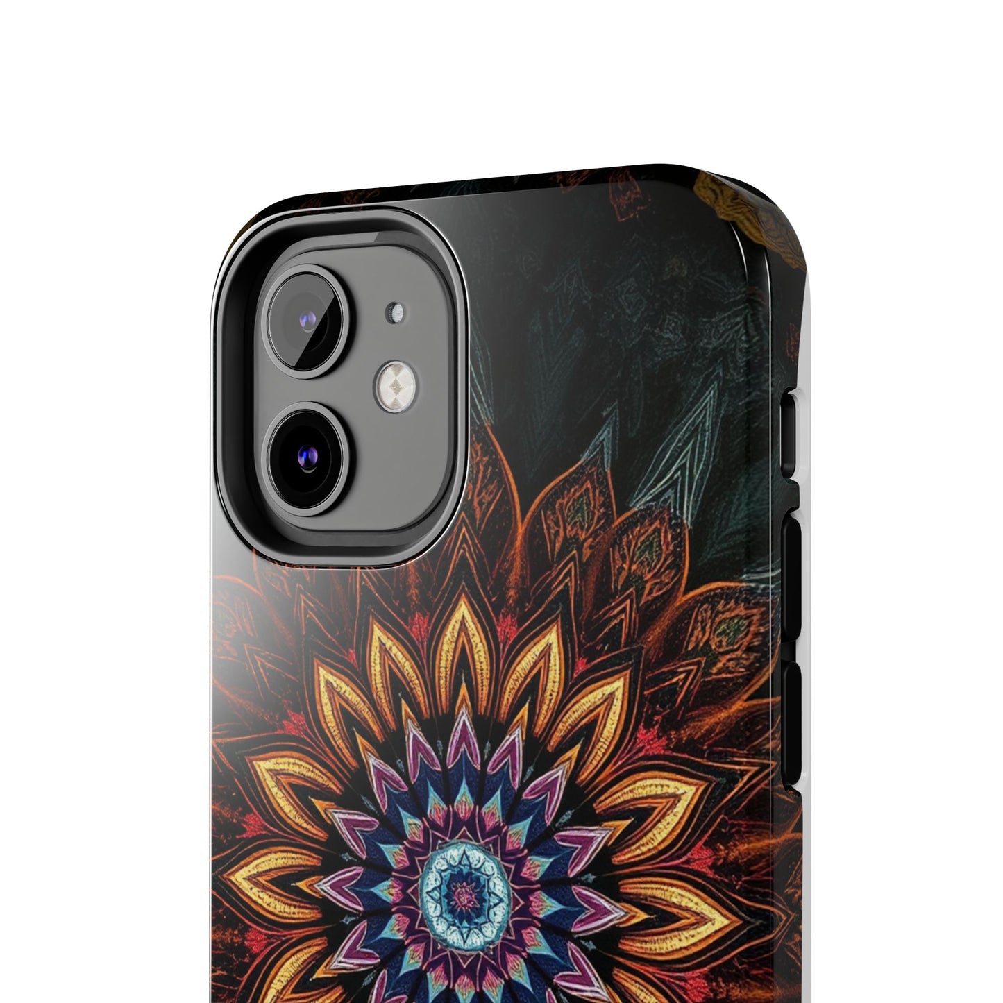 Mystic Mandala Tough Phone Case - Durable Protection with Artistic Design - for iPhone
