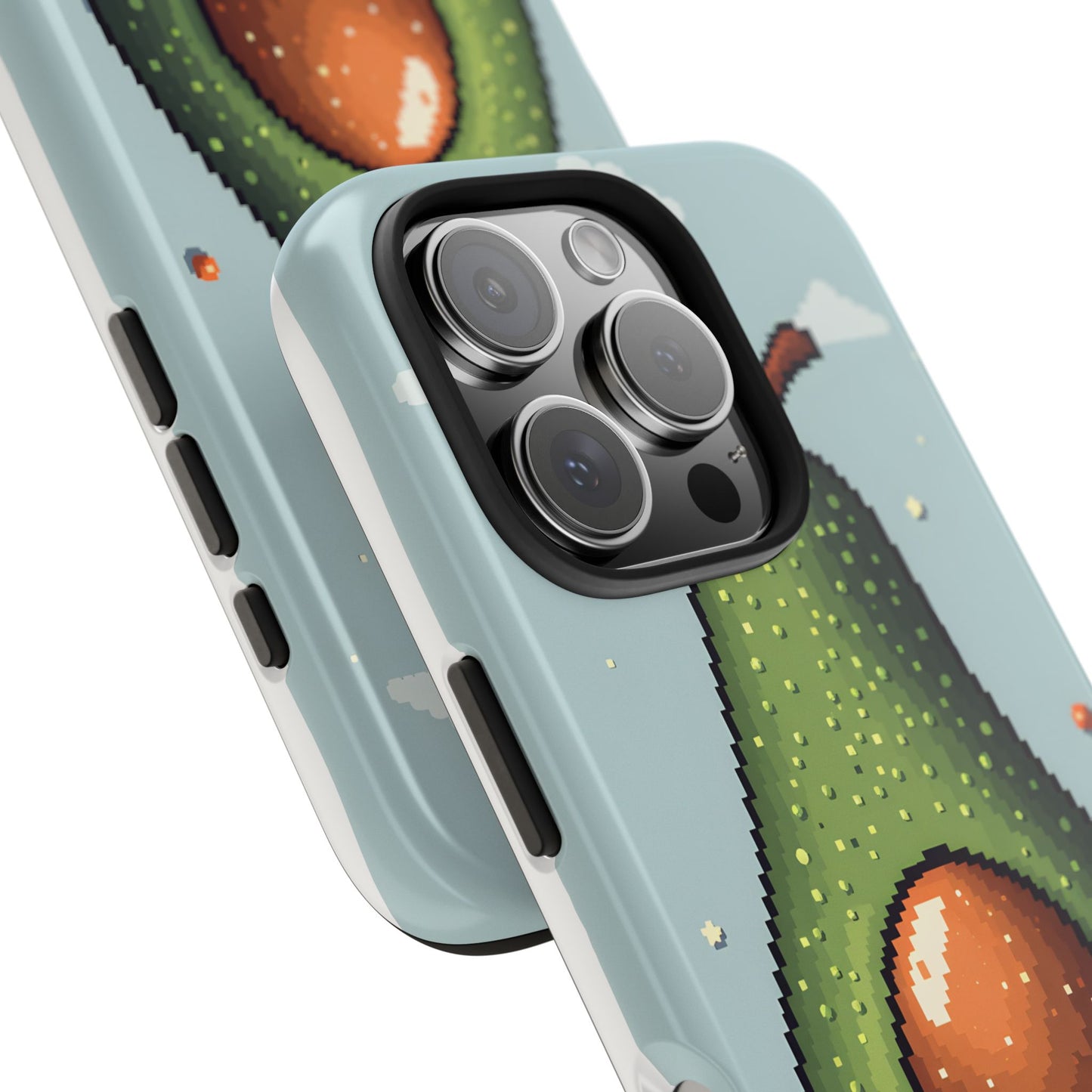 Pixel Avocado Tough Phone Case - Perfect for Foodies & Nature Lovers - for iPhone