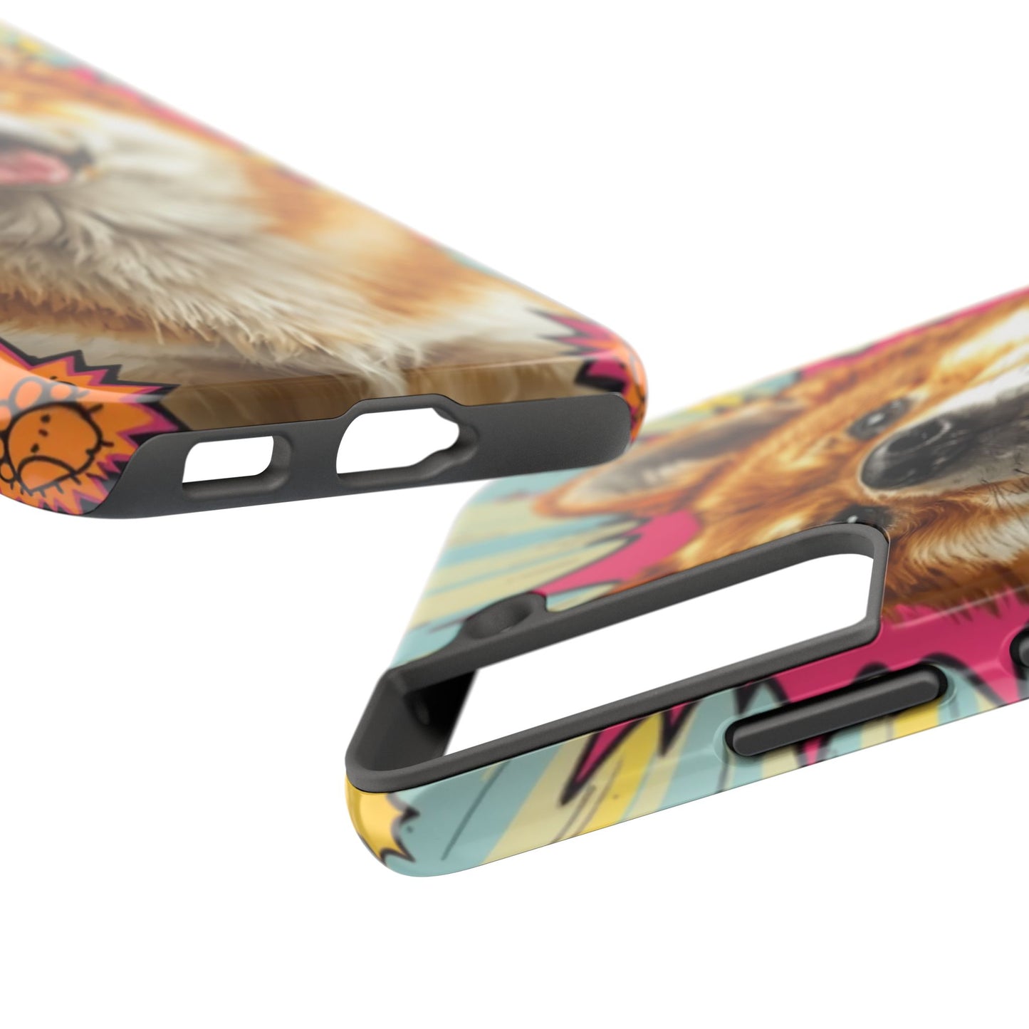 Playful Dog Tough Phone Case - Durable & Stylish Pet Lover Gift