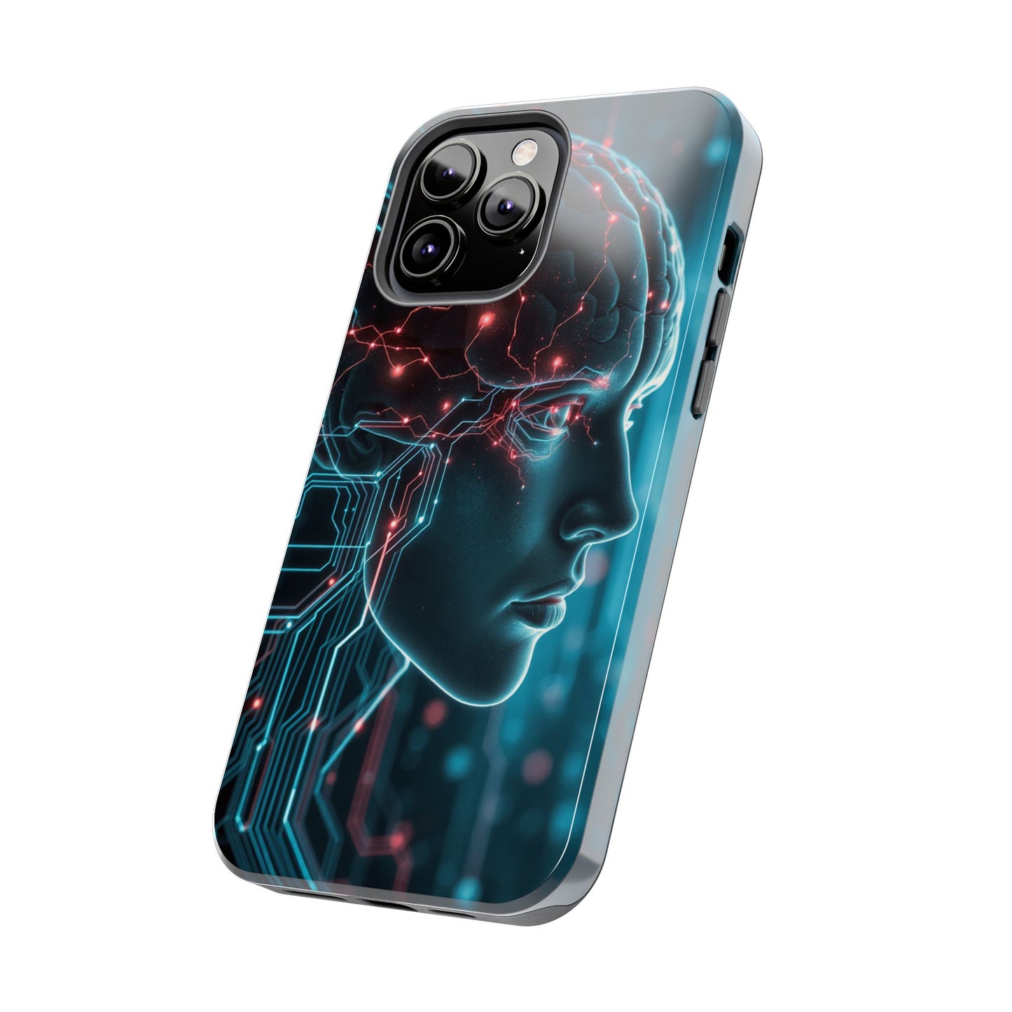 Futuristic Brain Design Tough Phone Case