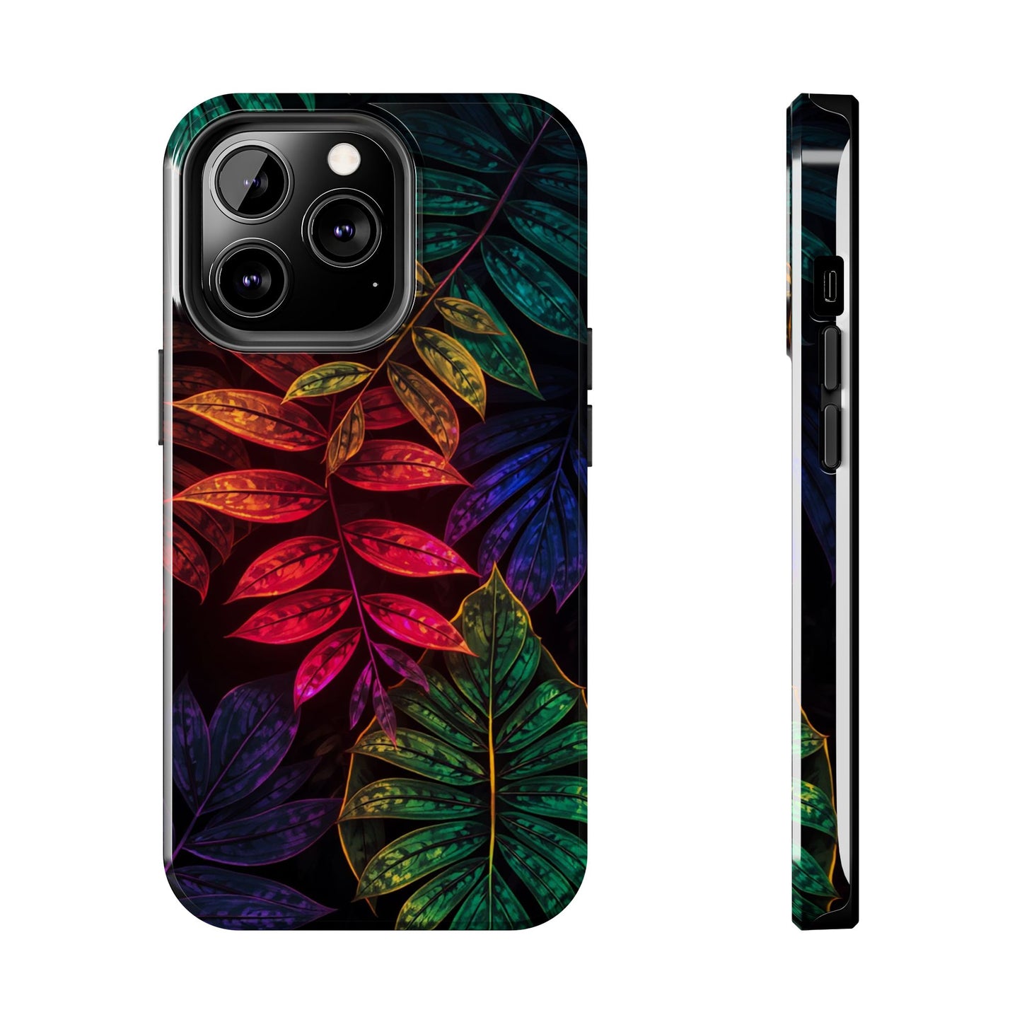 Vibrant Tropical Leaf Tough Phone Case