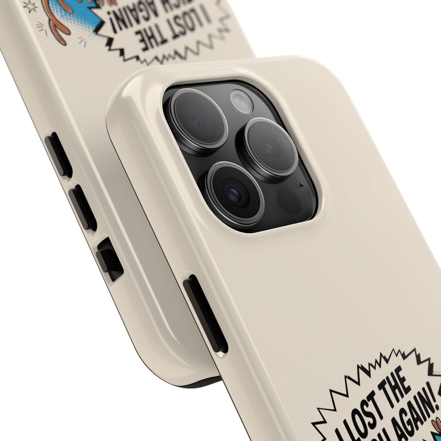 Festive Phone Case: "I Lost the Sleigh Again!" for iPhone