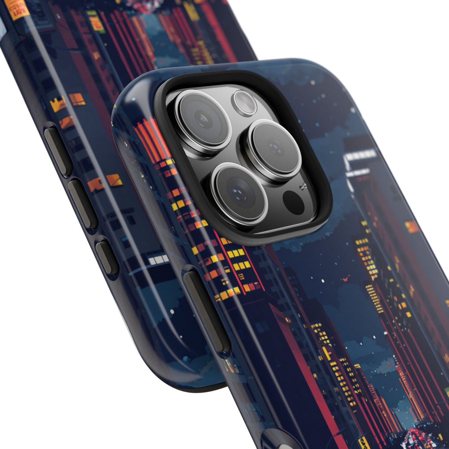 Urban Nightlife Tough Phone Case - Durable & Stylish Protection