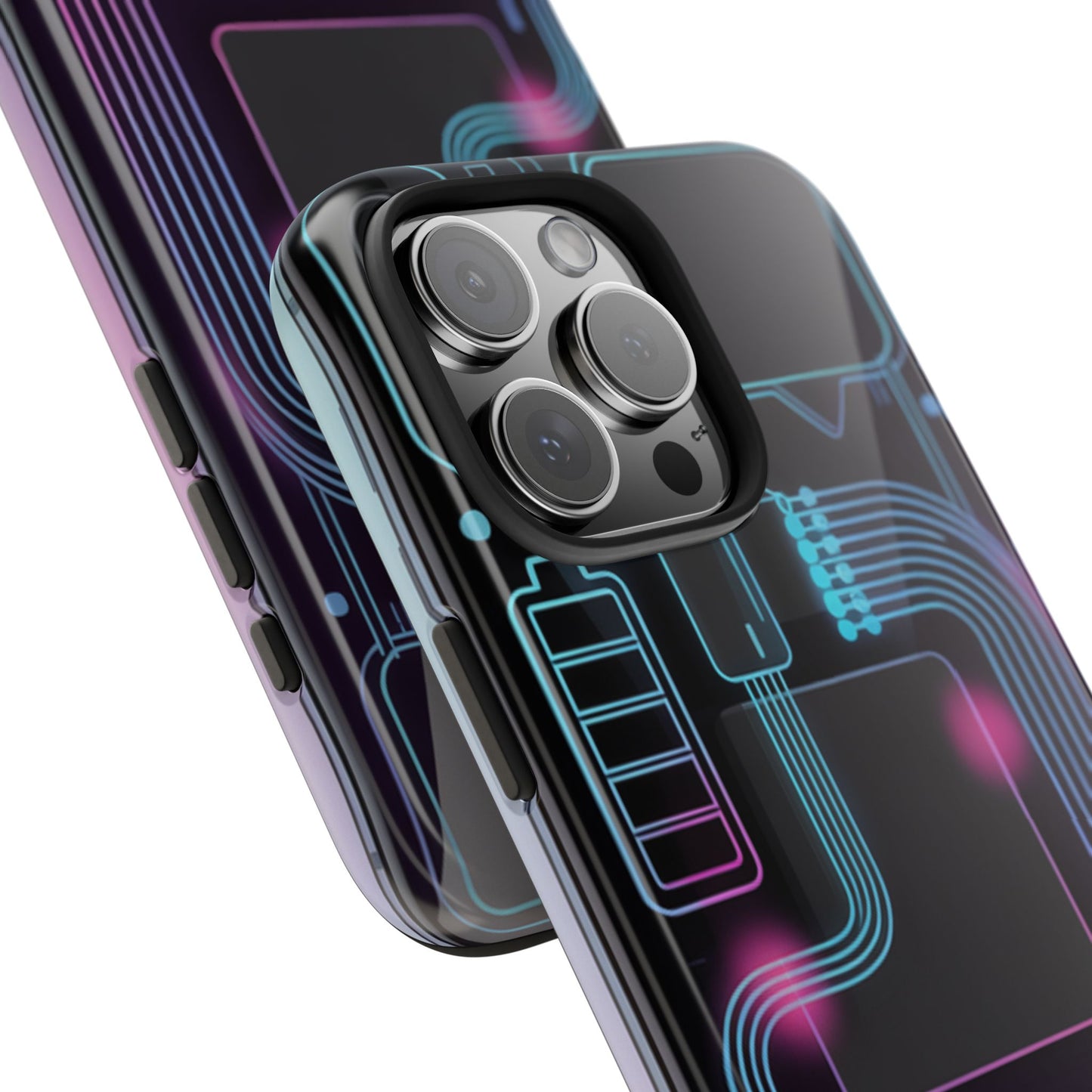 Cyberpunk Circuits Tough Phone Case