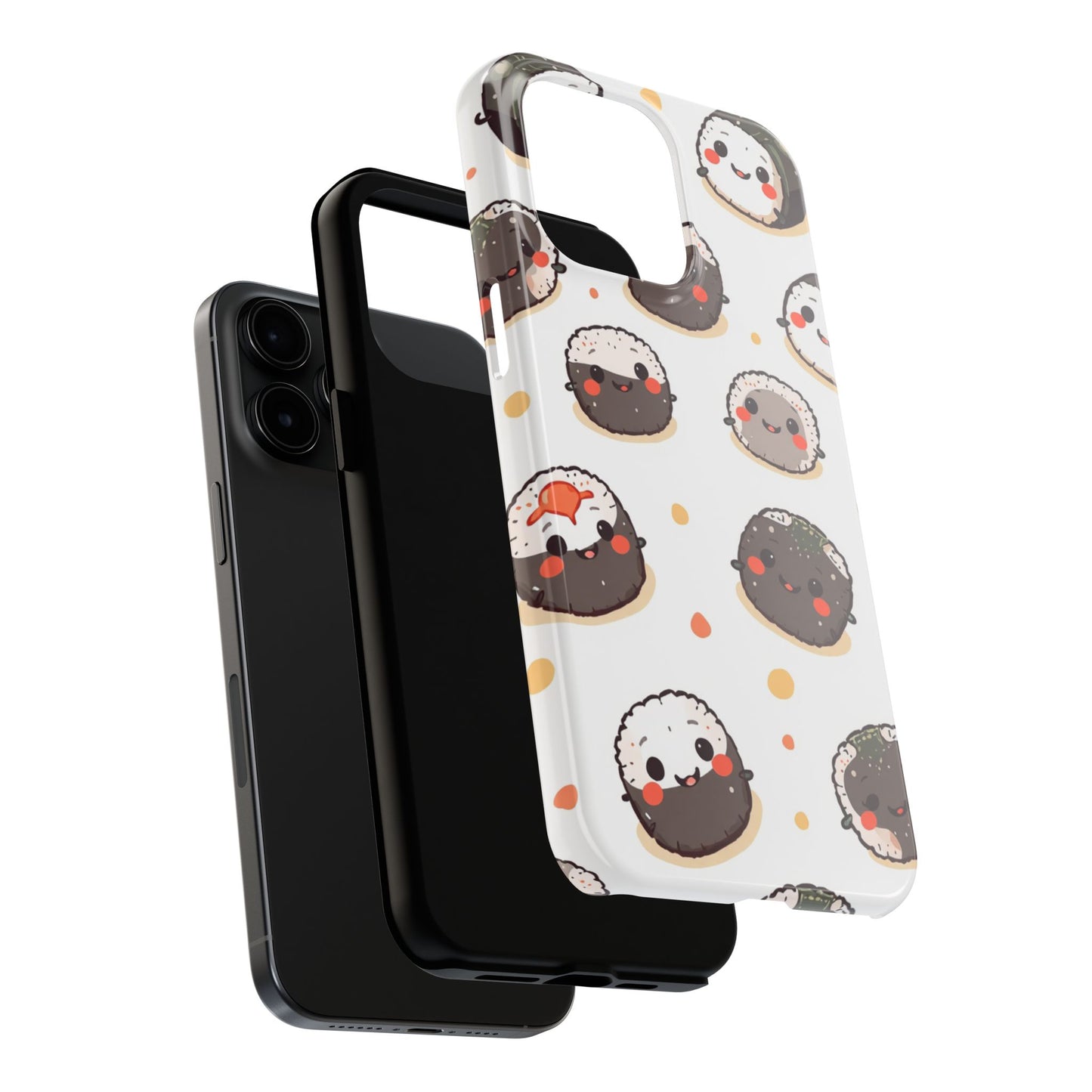 Cute Sushi Tough Phone Case - Kawaii Design for Food Lovers