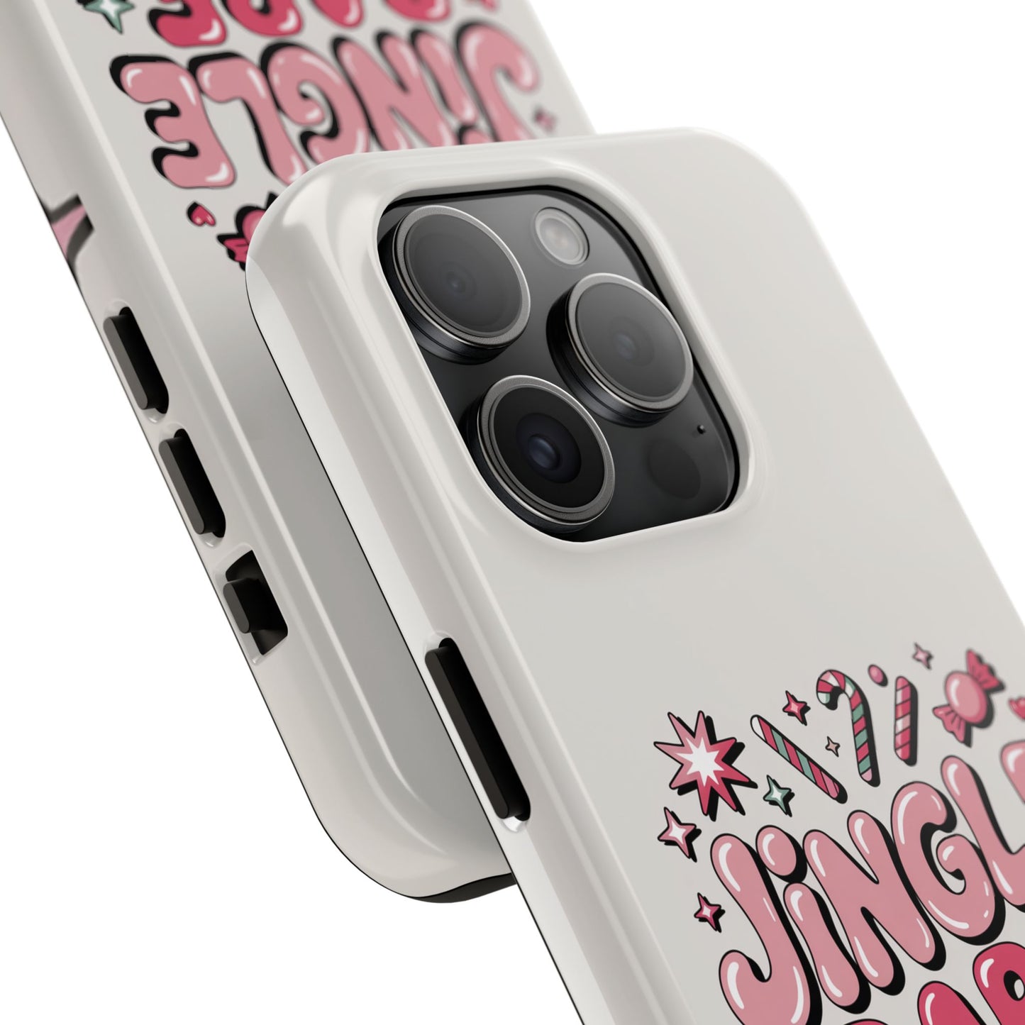 Jingle Babe Tough Phone Case - Festive Holiday Protection for Your iPhone