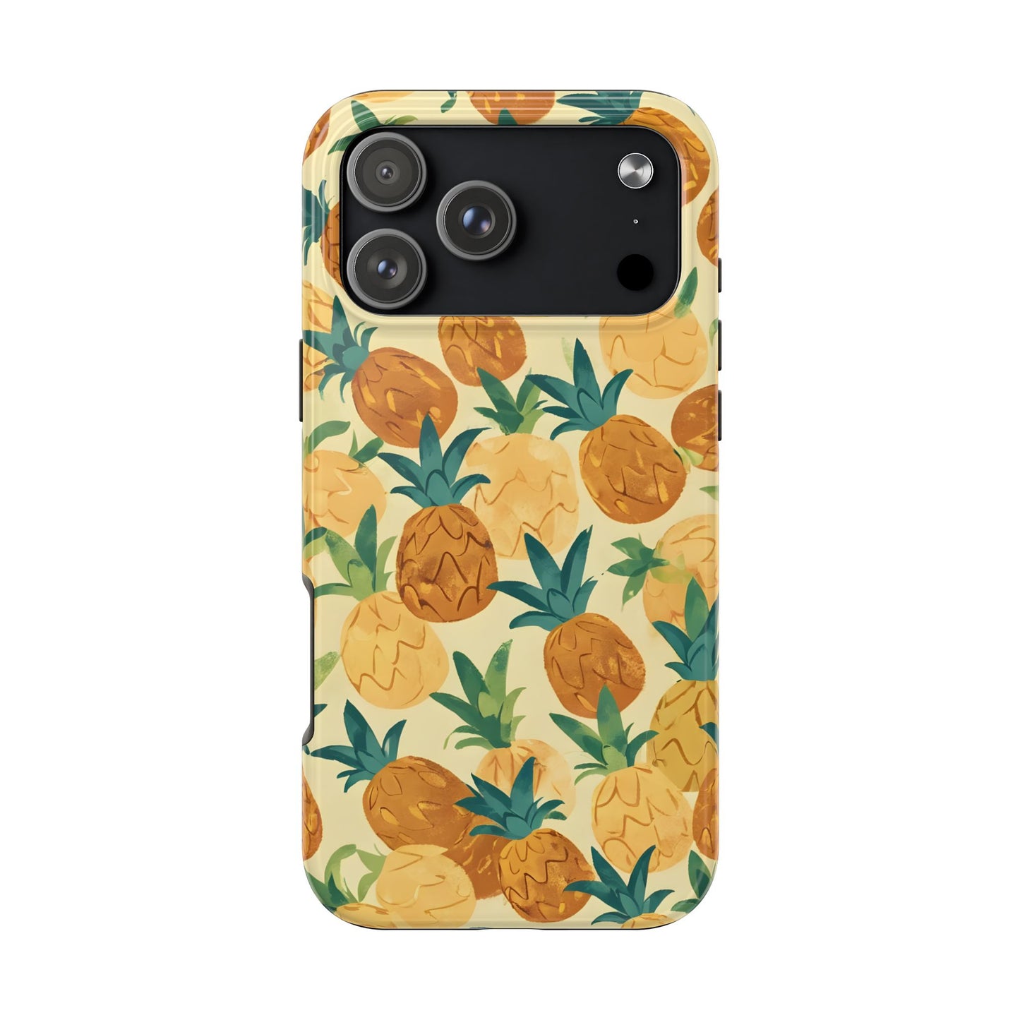 Pineapple Paradise Tough Phone Case - Durable and Stylish for Summer Vibes - for iPhone