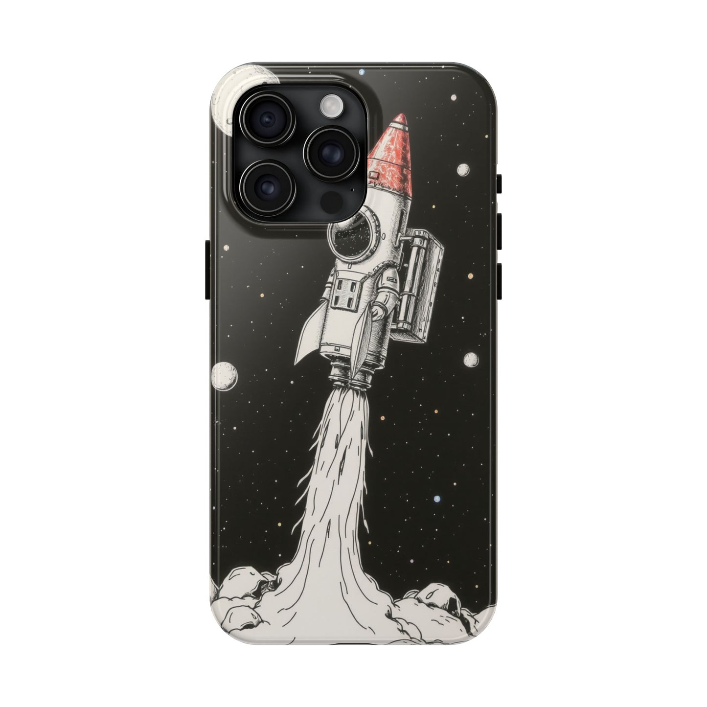 Cool Tough Phone Case for iPhone - Astro-Rocket Bond