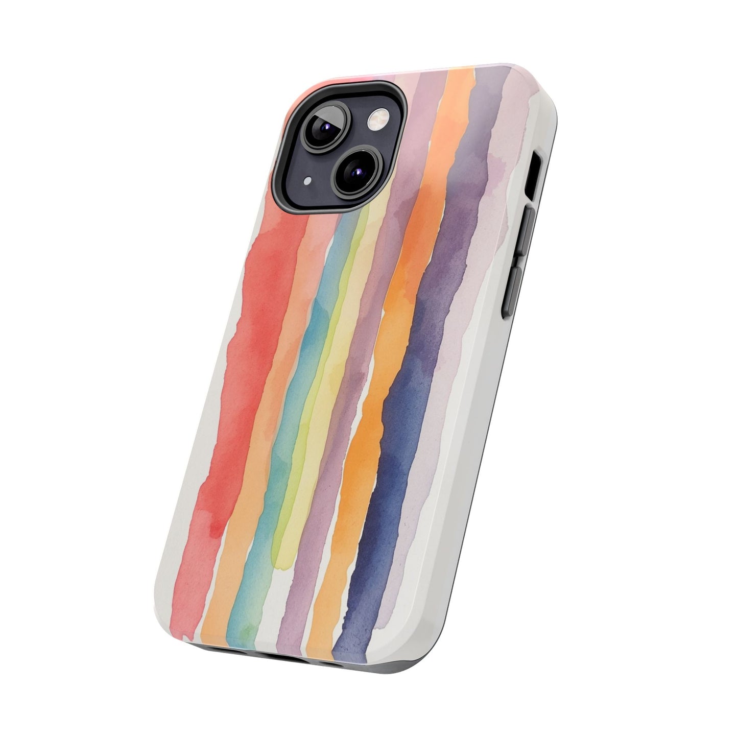Colorful Watercolor Tough Phone Case - Stylish and Durable Cover for Creative Souls