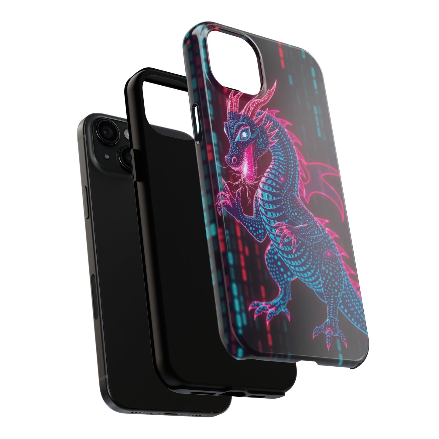 Electrifying Dragon Phone Case - Tough, Stylish Protection for Fantasy Lovers