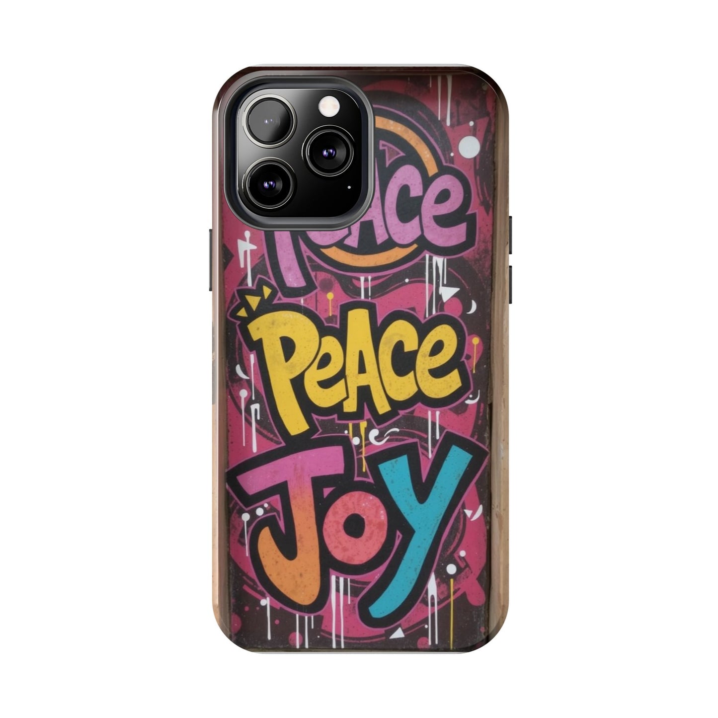Colorful Peace Joy Tough Phone Case