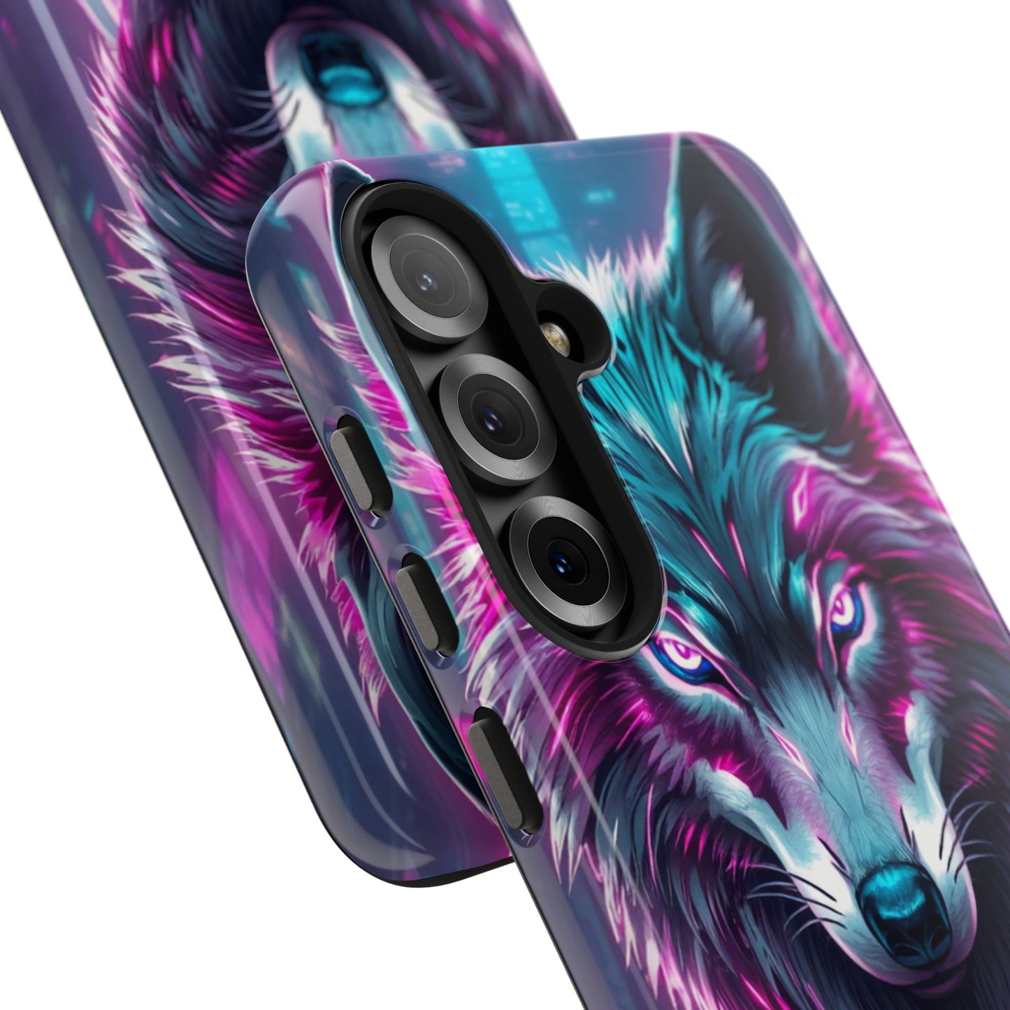 Fierce Wolf Phone Case - Tough & Vibrant Design for Animal Lovers