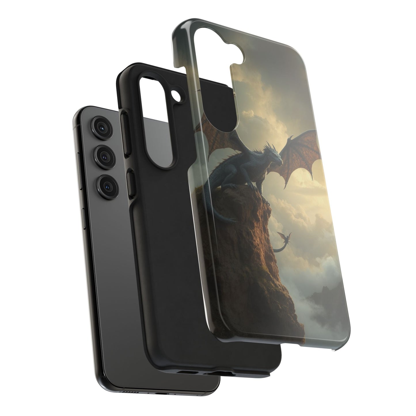 Dragon Fantasy Tough Phone Case - Durable Protection for Adventurers