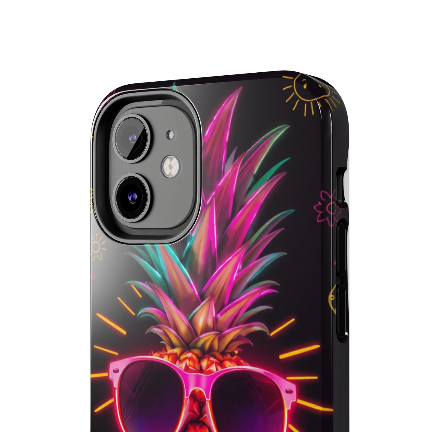 Tough Pineapple Phone Case - Cool, Vibrant Design Perfect for Summer Vibes