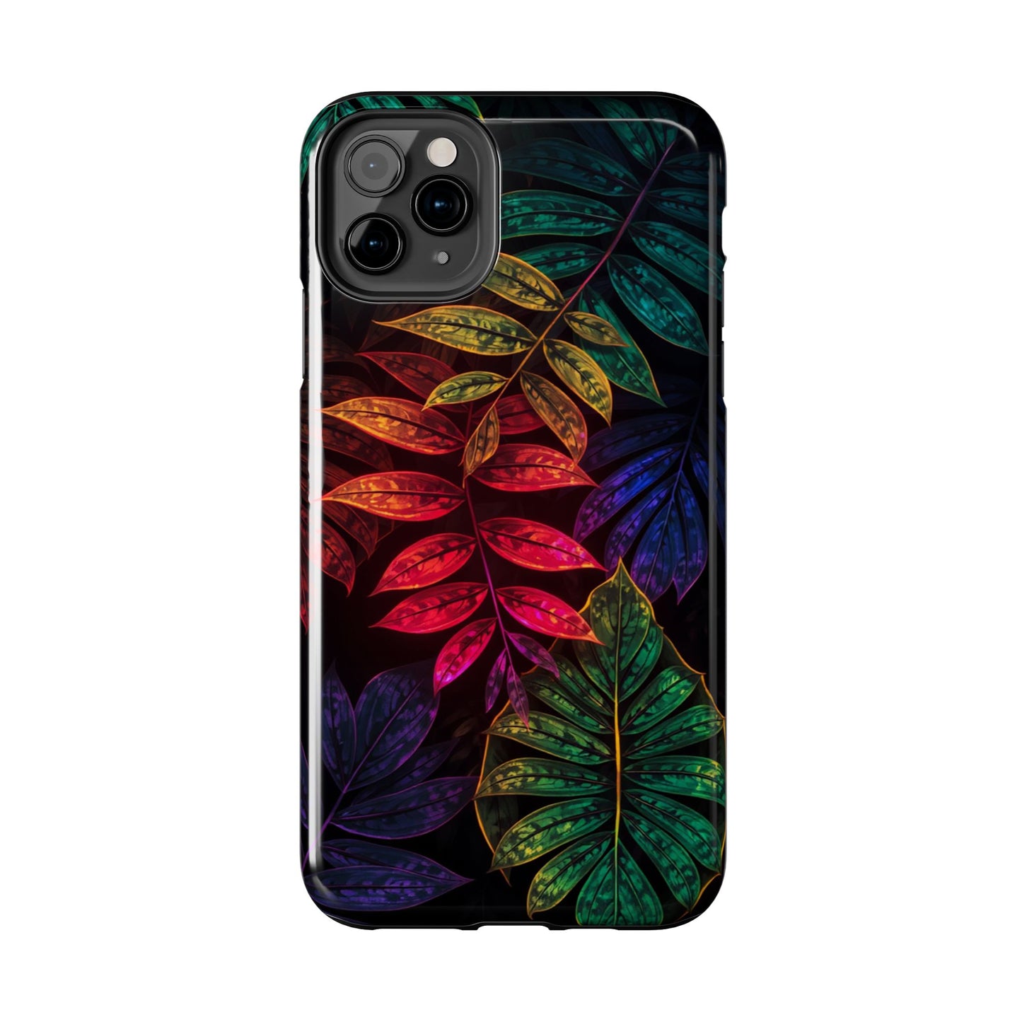 Vibrant Tropical Leaf Tough Phone Case