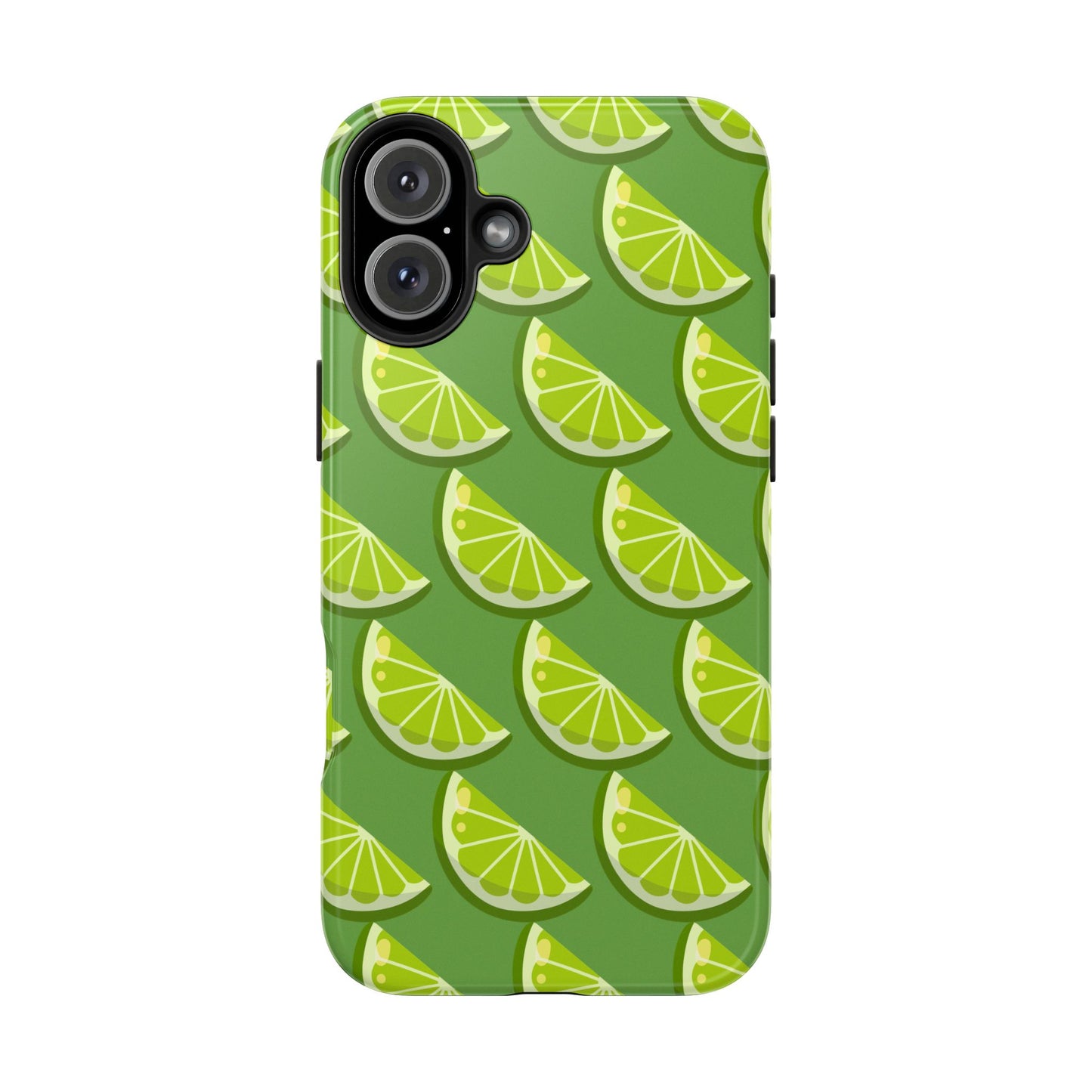 Lime Slice Tough Phone Case - Green Party - for iPhone