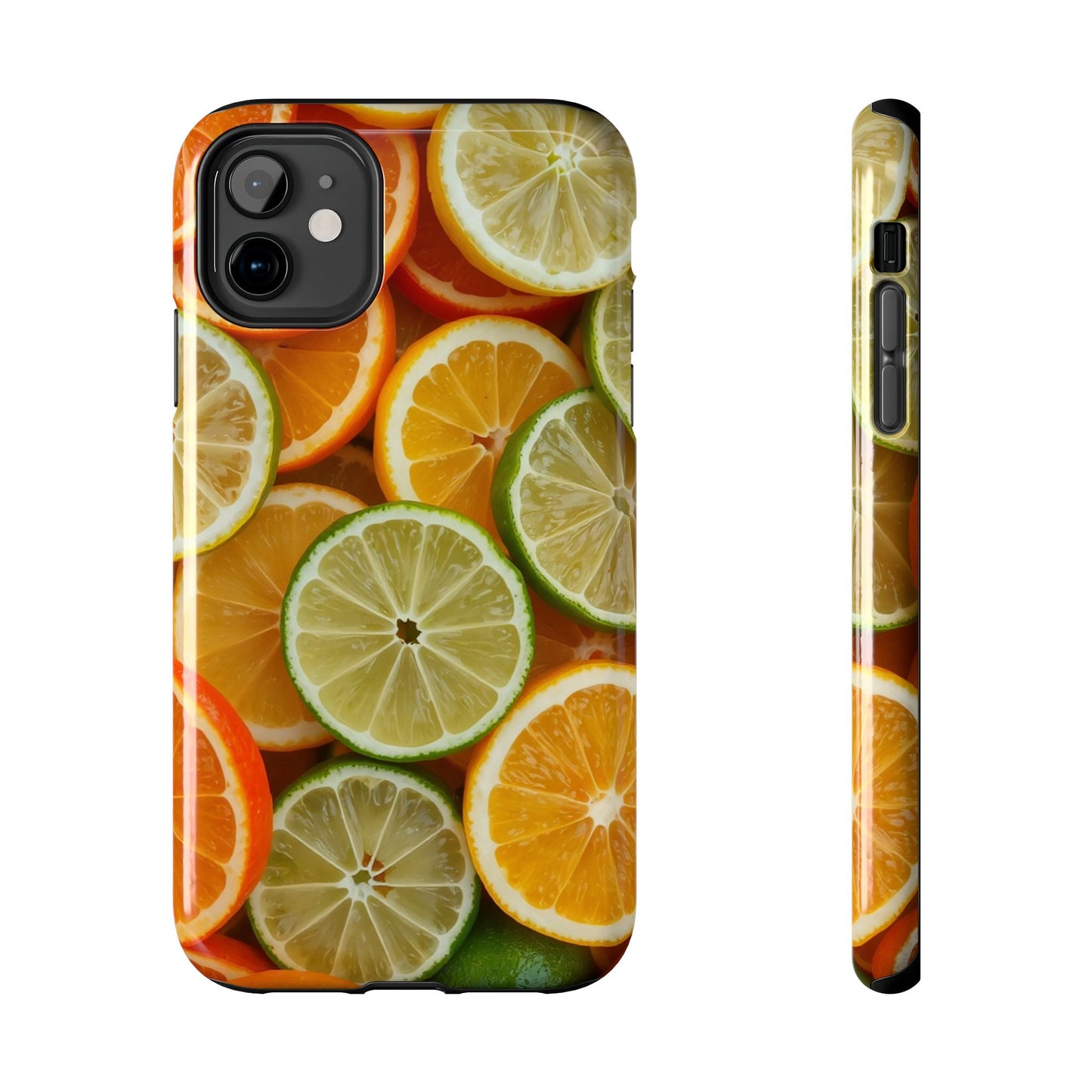 Citrus Slice Tough Phone Case – Vibrant Fruit Design for Summer Fun