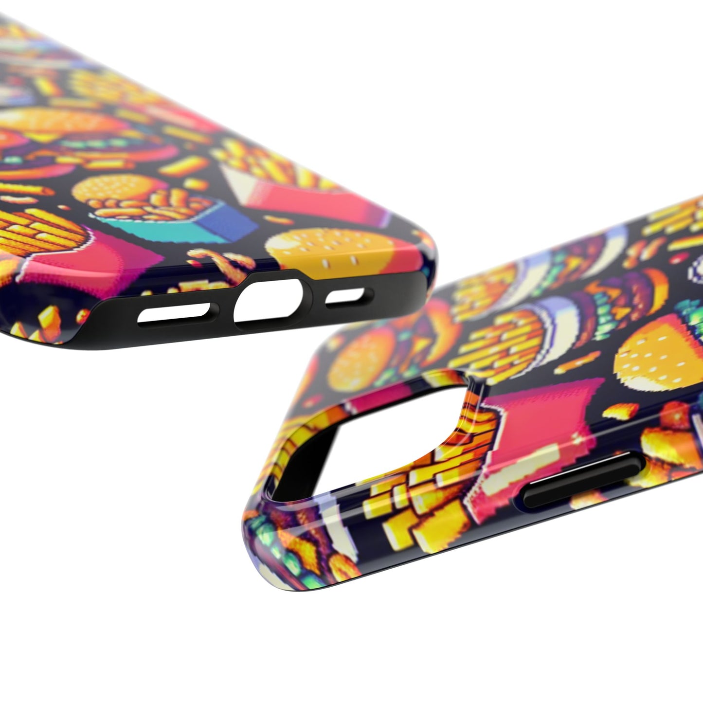 Retro Fast Food Phone Case - Tough and Durable - for iPhone