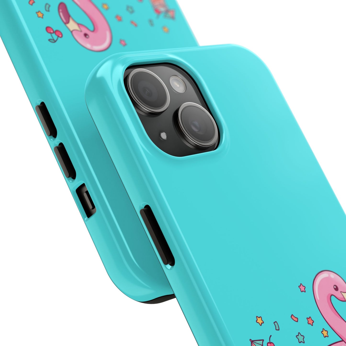 Flamingo Pool Party iPhone Case