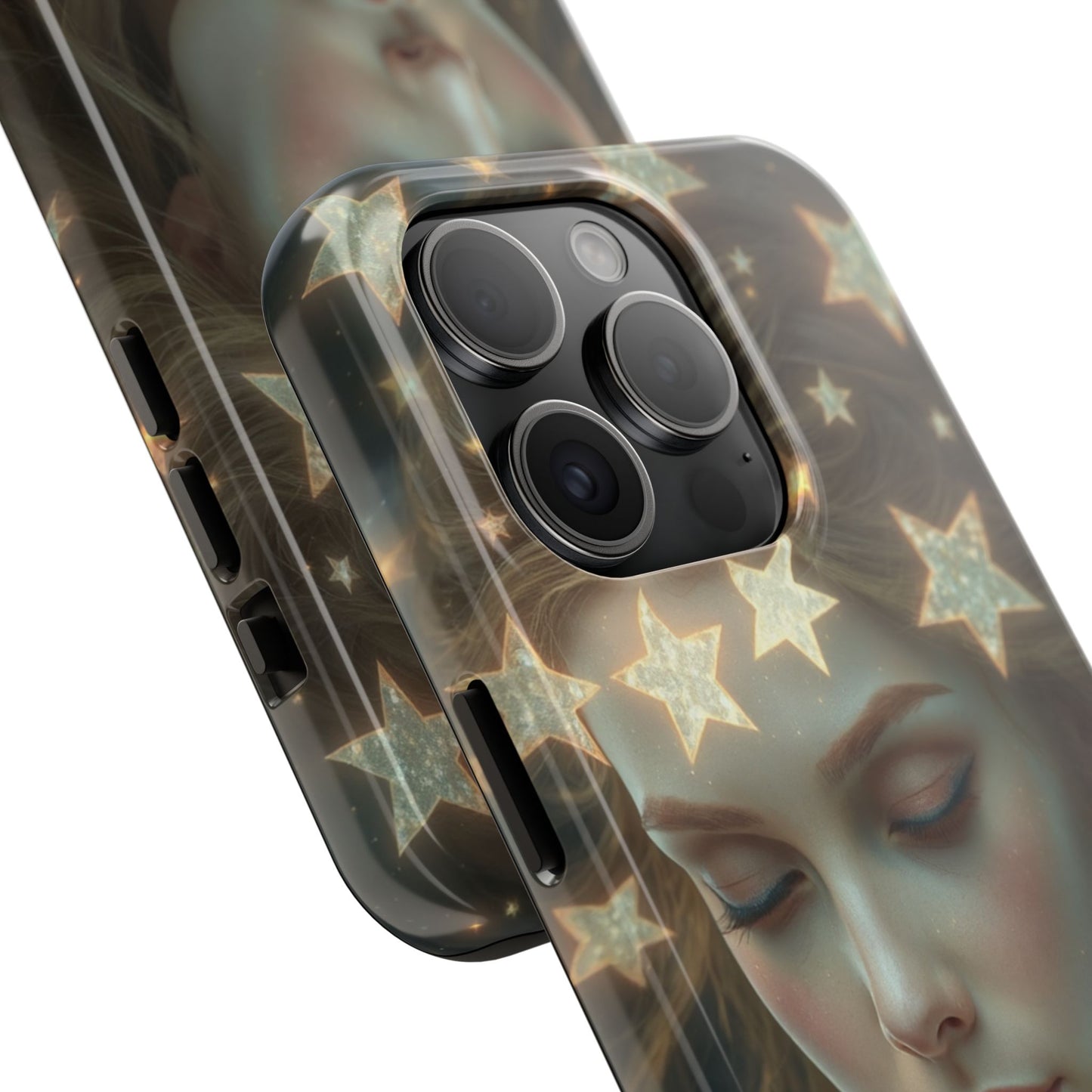 Celestial Dream Tough Phone Case - Artistic Starry Design for Style Enthusiasts