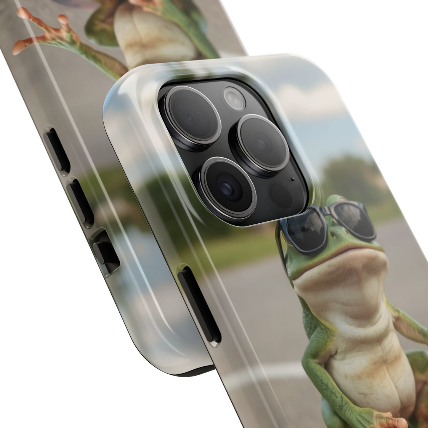 Cool Frog Skateboard Phone Case - Tough and Stylish Protection