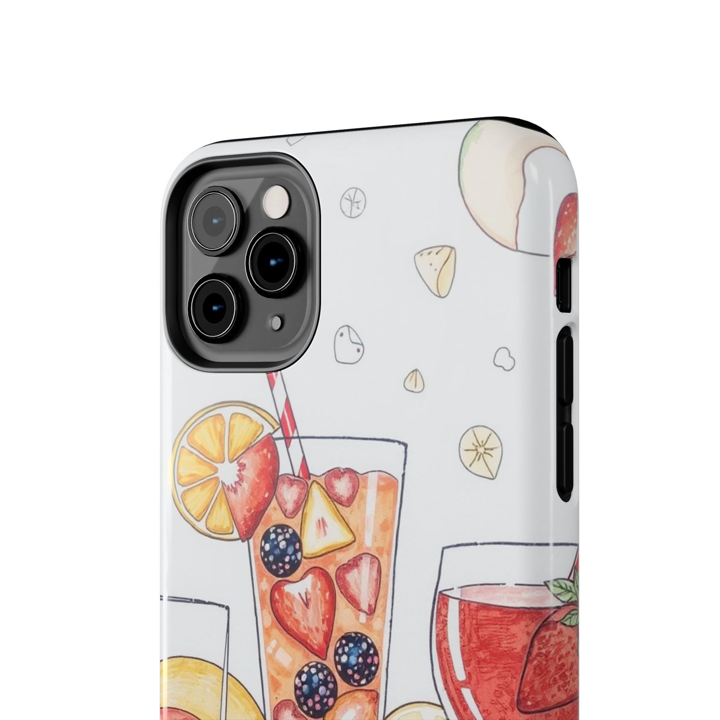 Colorful Fruit Cocktail Tough Phone Case - Perfect for Summer Vibes
