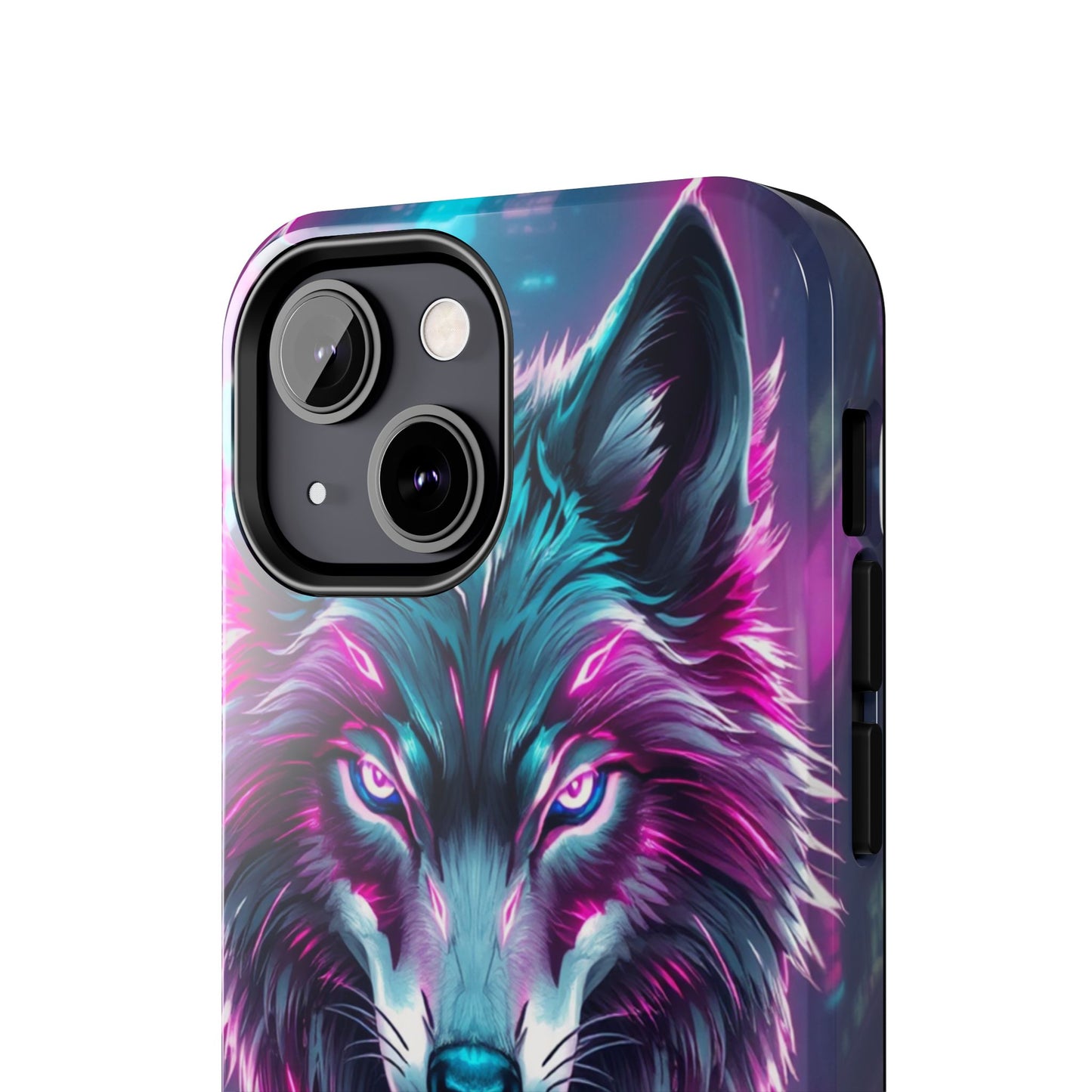 Fierce Wolf Phone Case - Tough & Vibrant Design for Animal Lovers