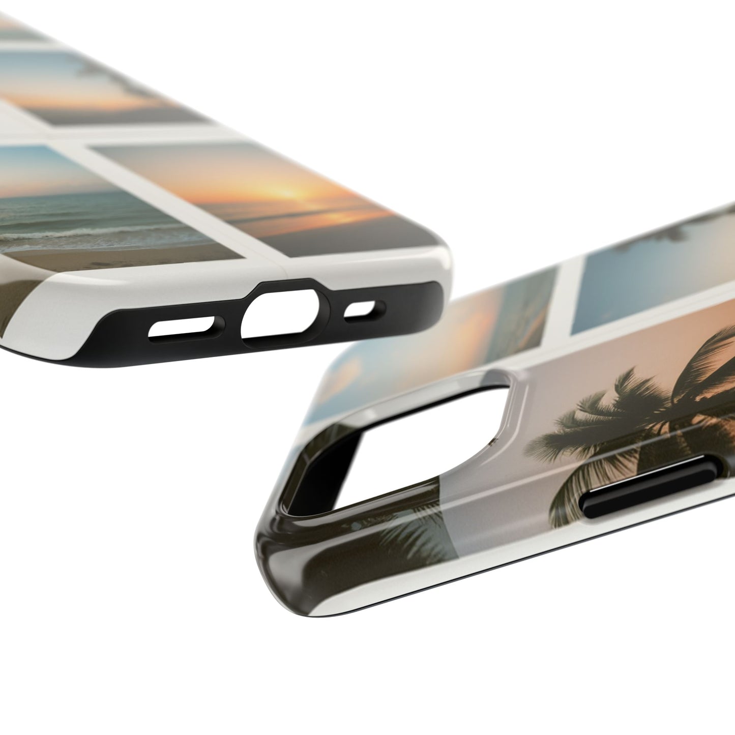 Tropical Sunset Tough Phone Case - Beach Vibes for Summer Adventures