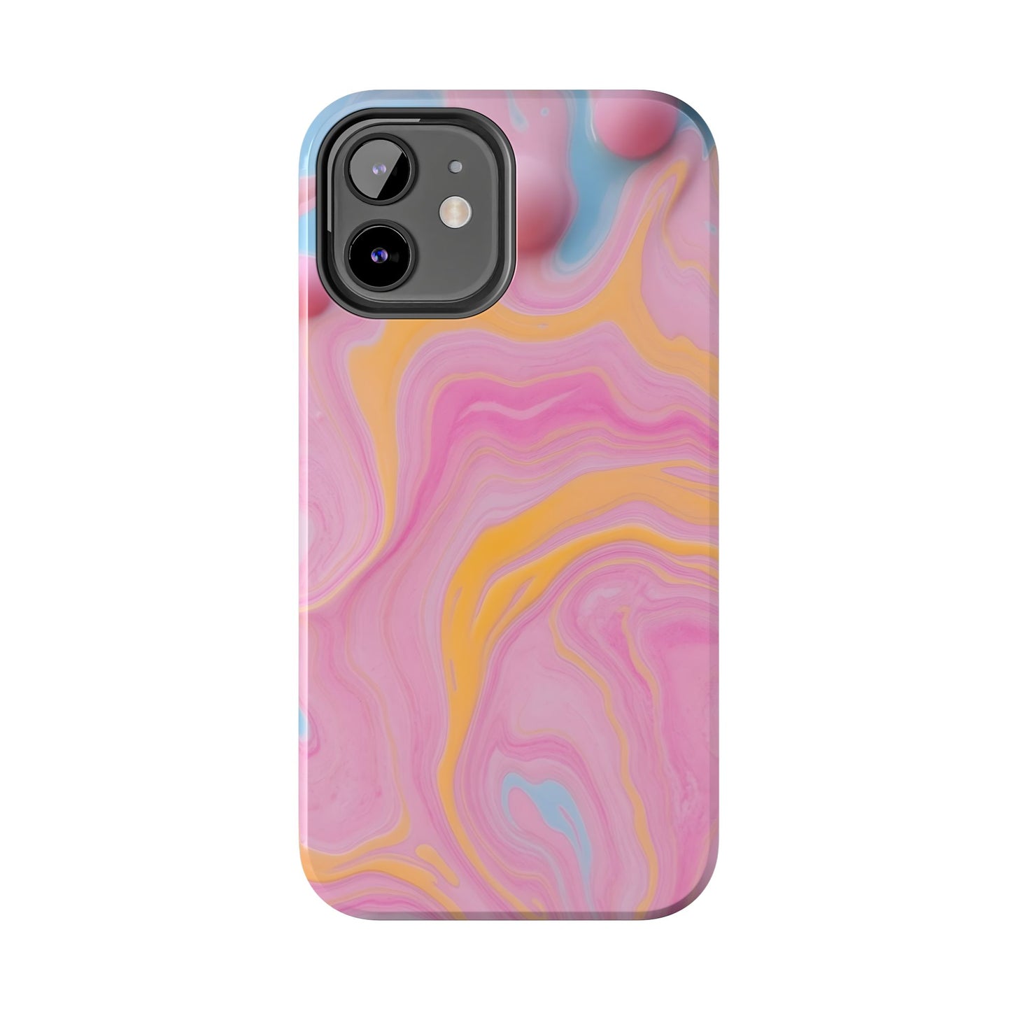 Liquid Candy Abstract Tough Phone Case - Durable Protection with Artistic Design - for iPhone