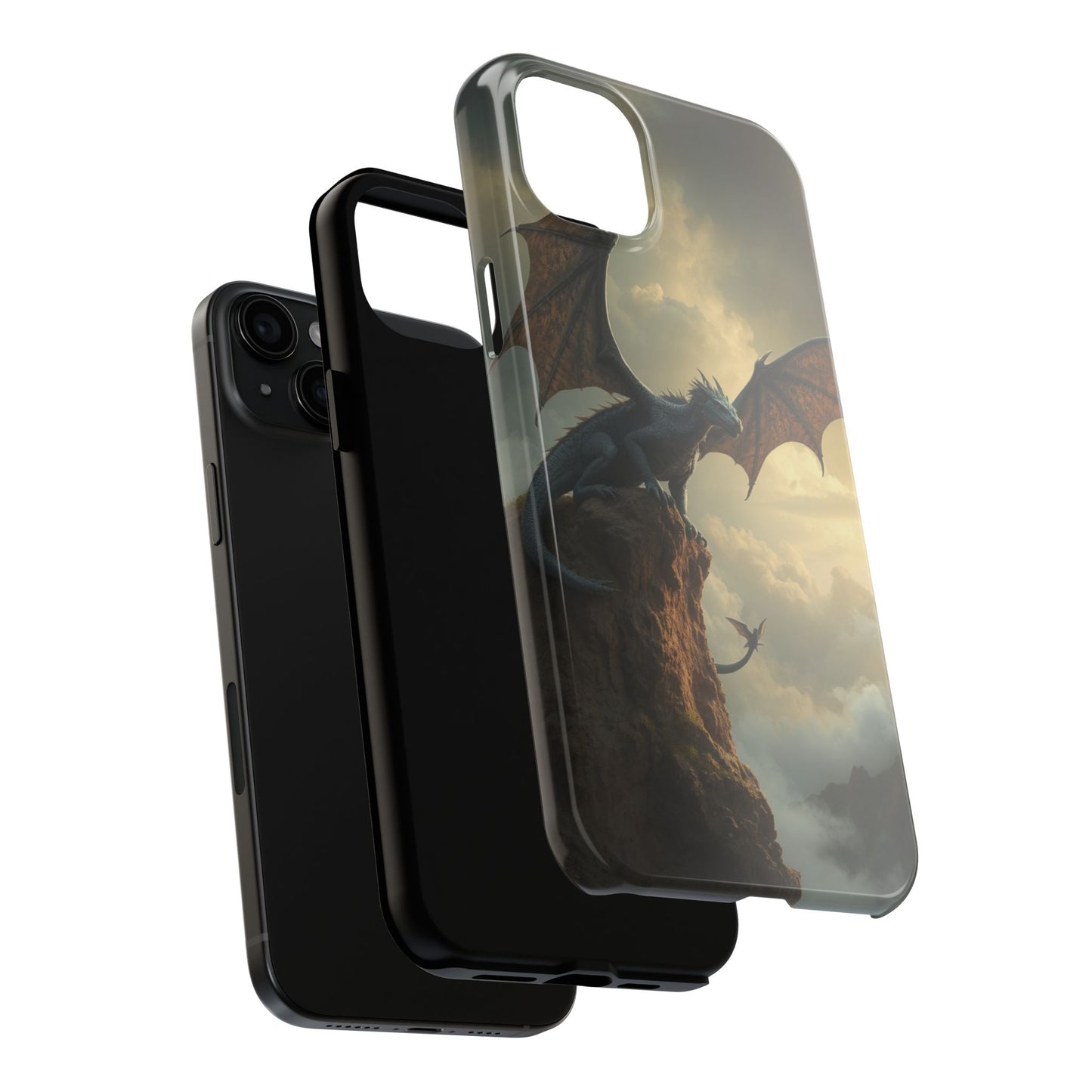 Dragon Fantasy Tough Phone Case - Durable Protection for Adventurers