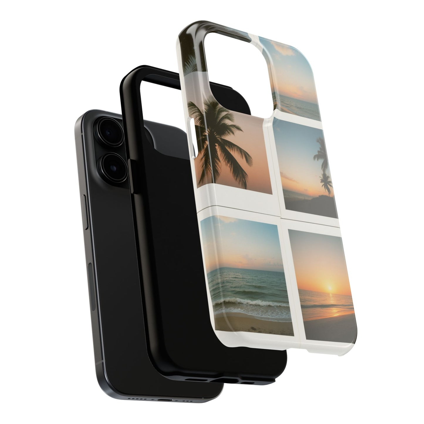 Tropical Sunset Tough Phone Case - Beach Vibes for Summer Adventures