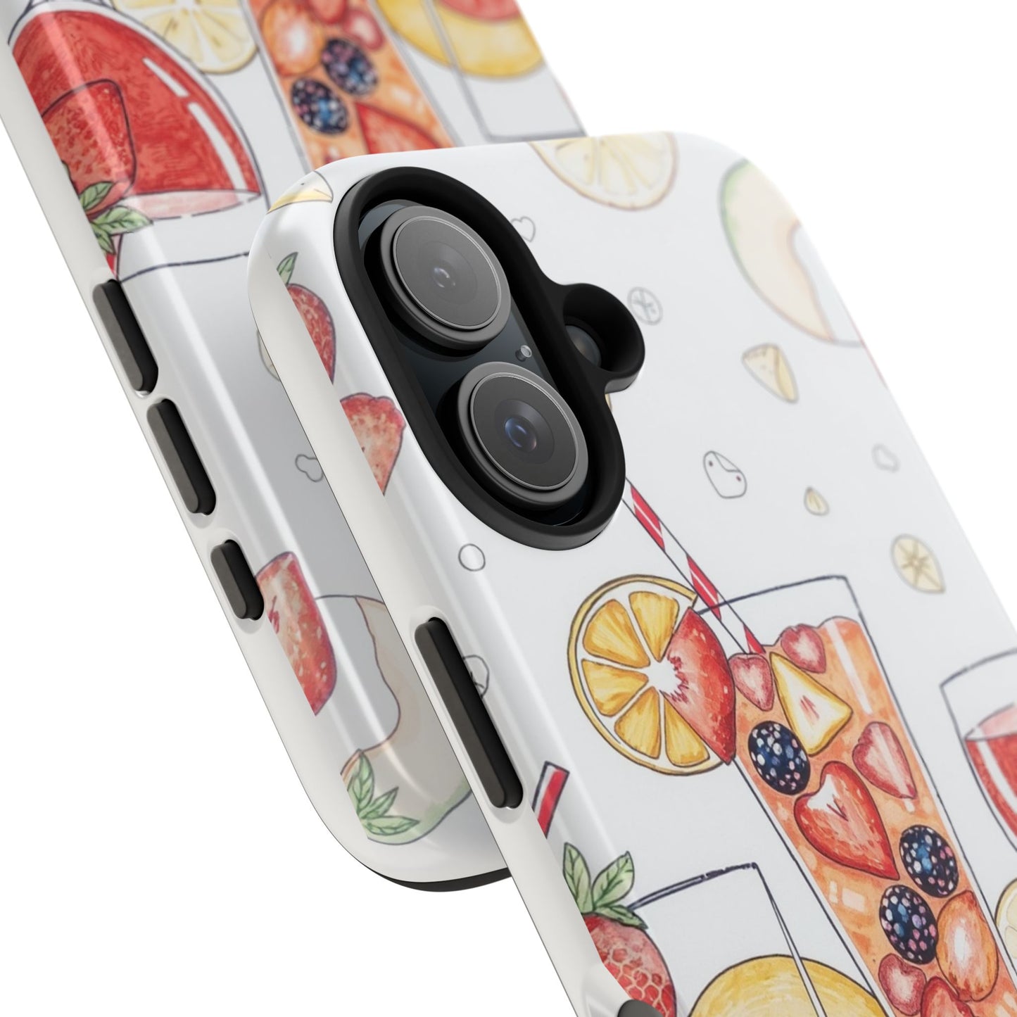 Colorful Fruit Cocktail Tough Phone Case - Perfect for Summer Vibes