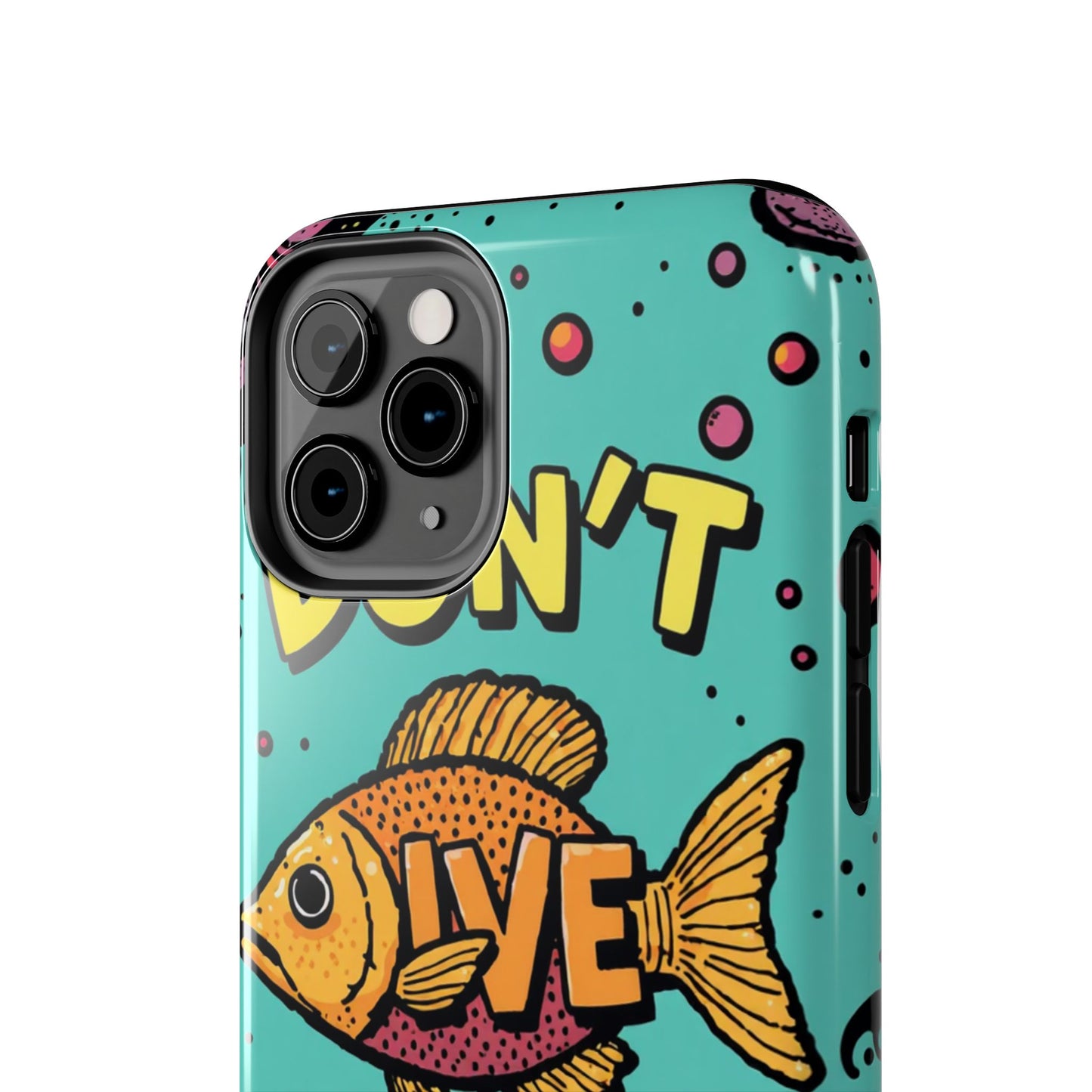 Catchy Fish-Themed Tough Phone Cases, Unique Gift for Fish Lovers, Durable Protection for Phones, Fun Aquatic Design, Ideal for Holidays