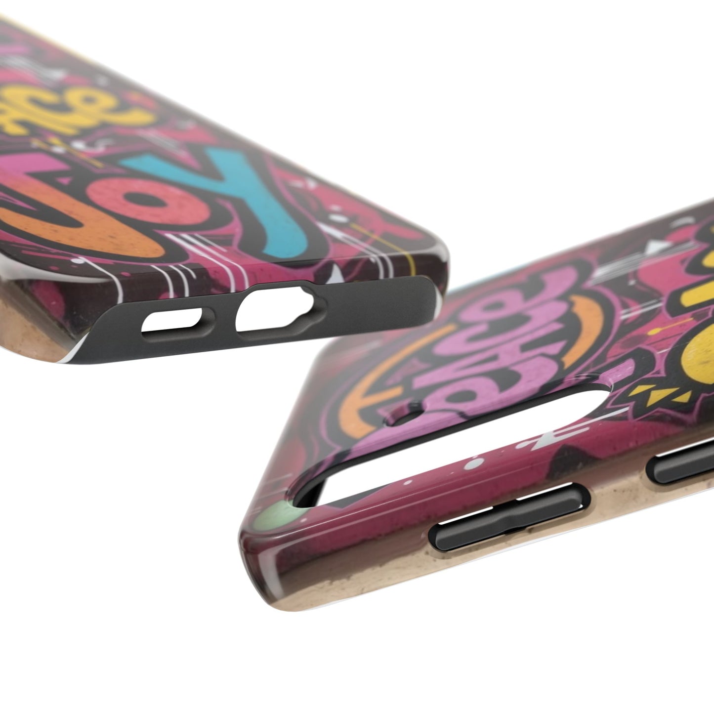 Colorful Peace Joy Tough Phone Case