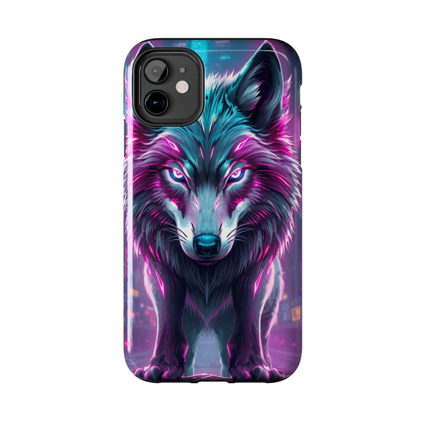 Fierce Wolf Phone Case - Tough & Vibrant Design for Animal Lovers